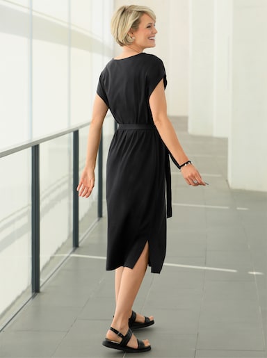 Jersey-Kleid - schwarz