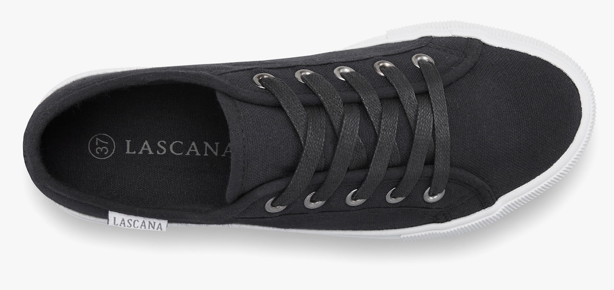 LASCANA Sneaker - zwart