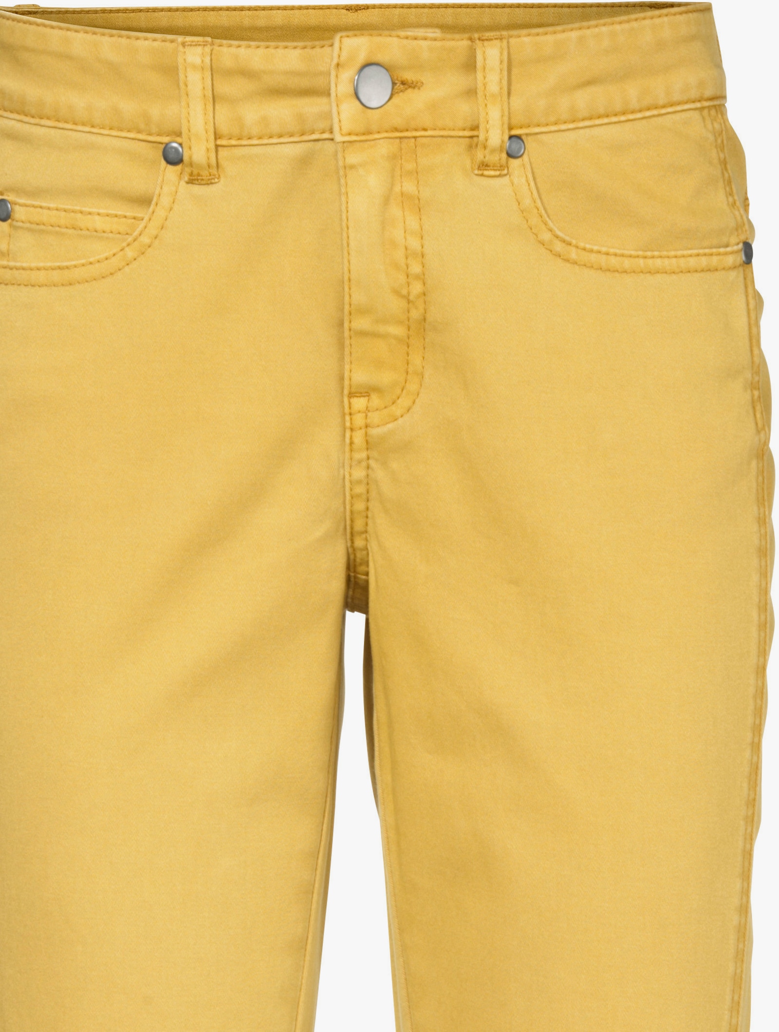 heine Röhrenhose mit Bauchweg-Einsatz vorn - senfgelb