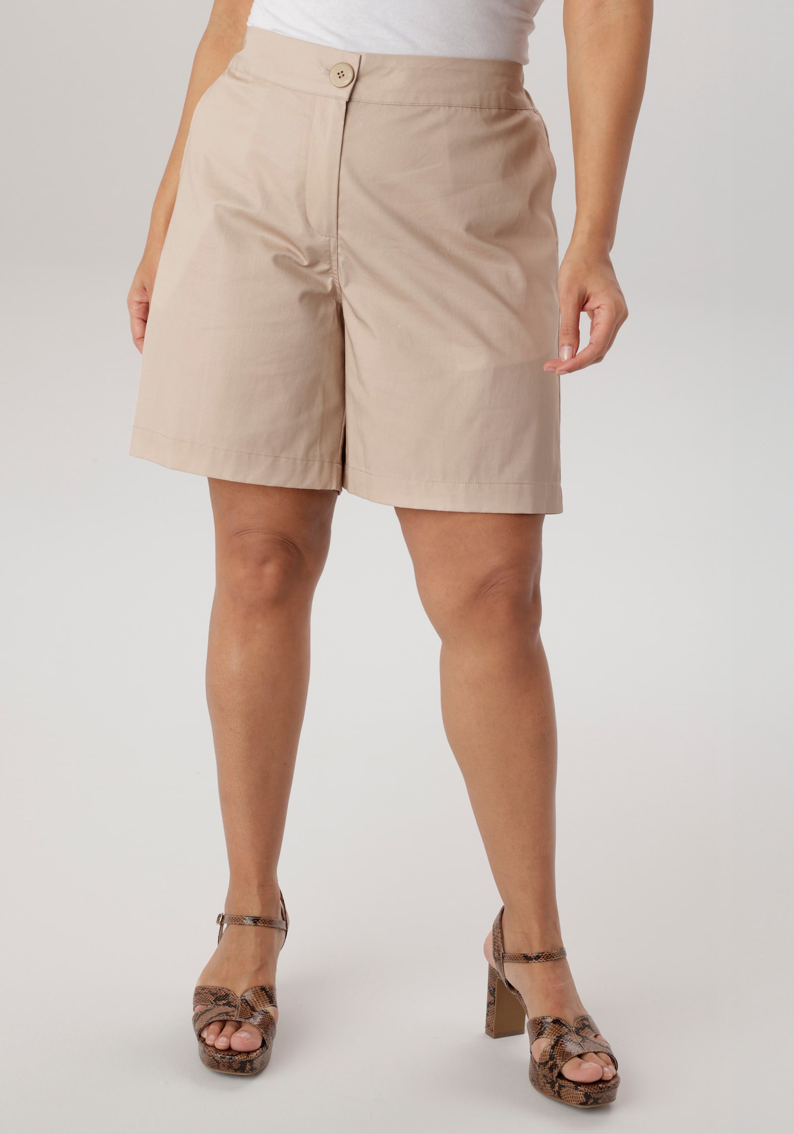 Aniston PLUS Chinoshorts - beige