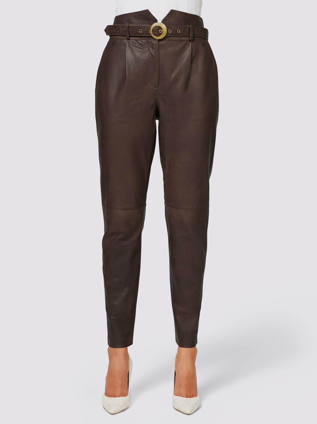 heine Lederhose - schoko