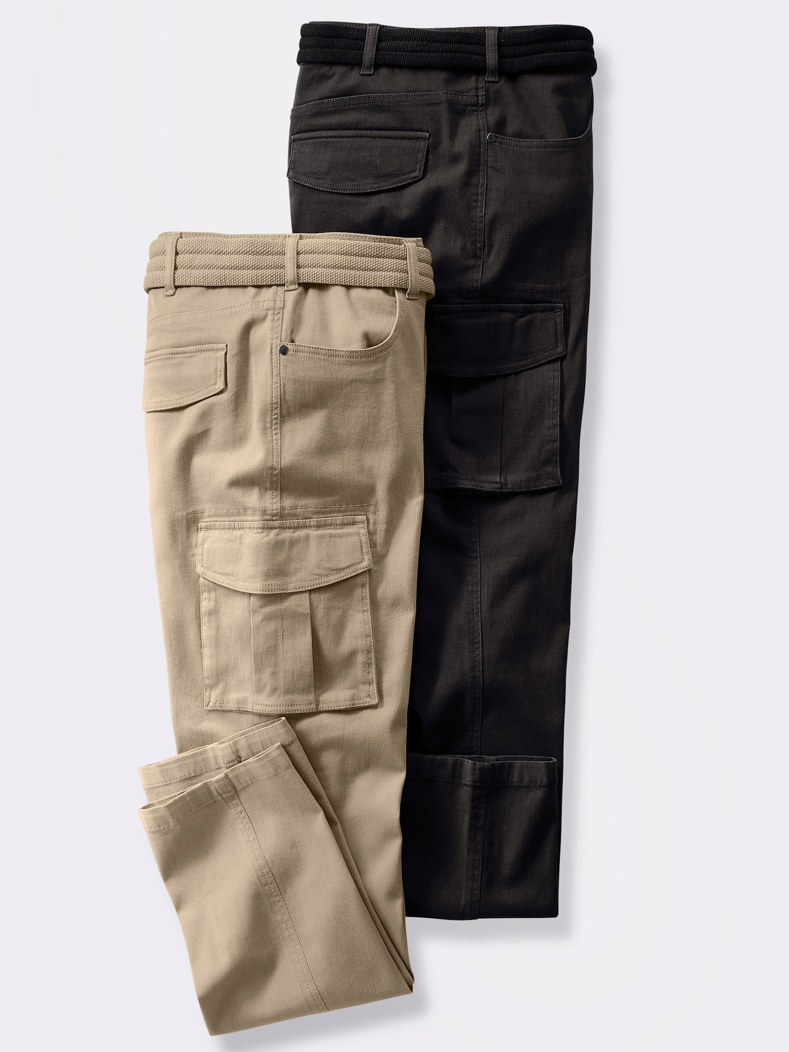 Catamaran Cargohose mit Klettverschluss-Taschen - graphit