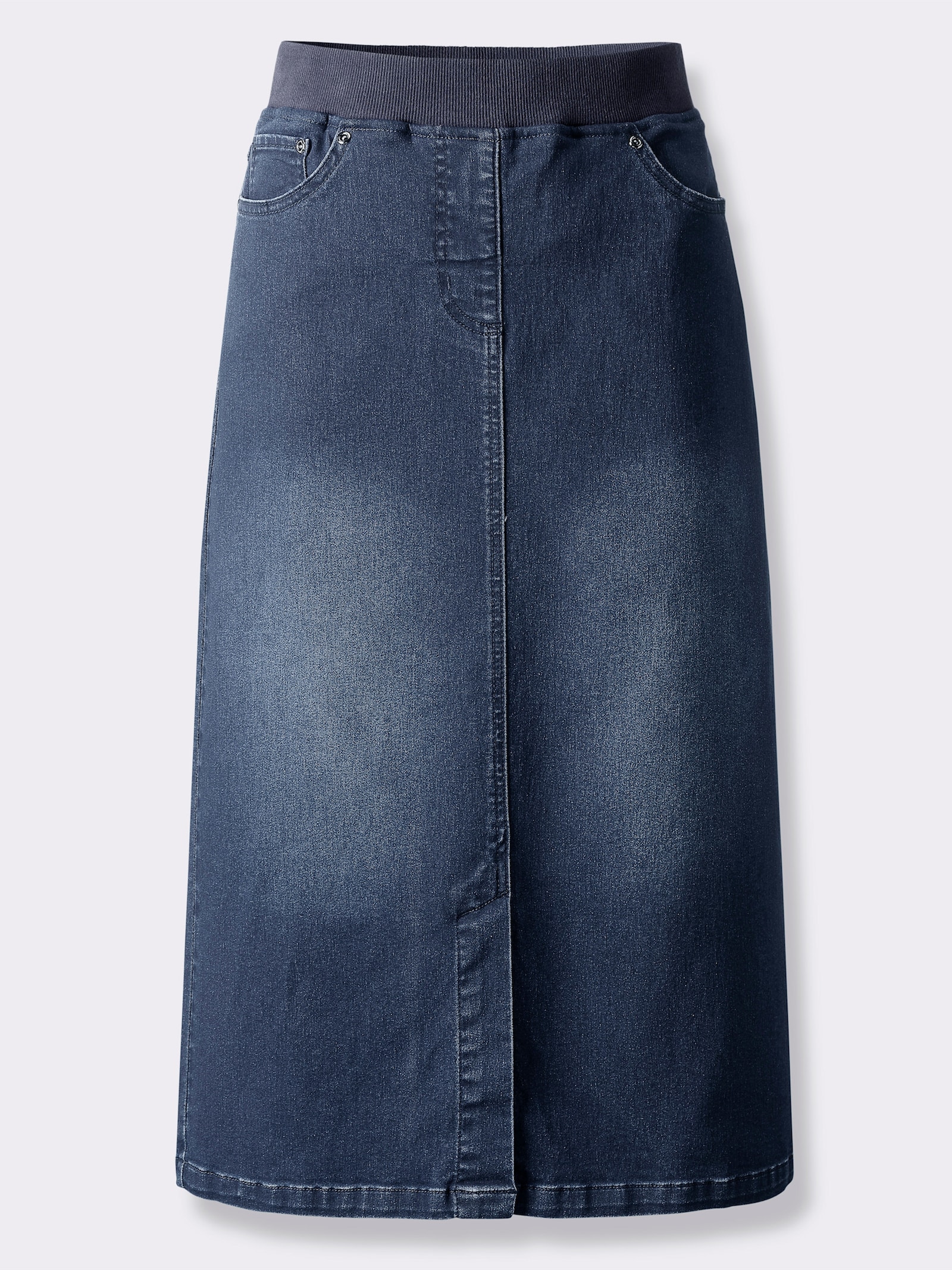 Jeansrock in Schlupfform - dark blue