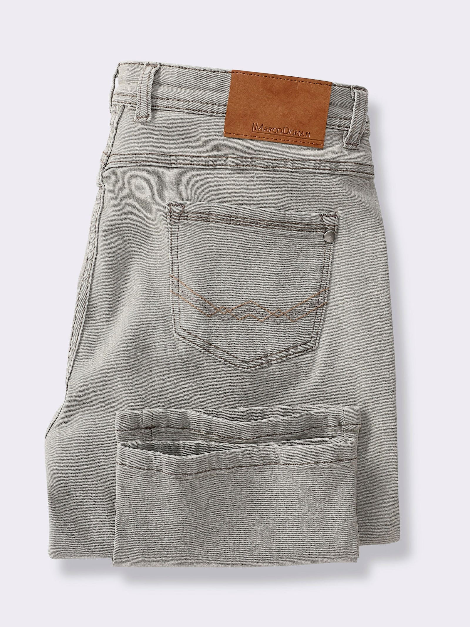 Marco Donati 5-Pocket-Jeans in Baumwoll-Stretch-Qualität - light grey-denim