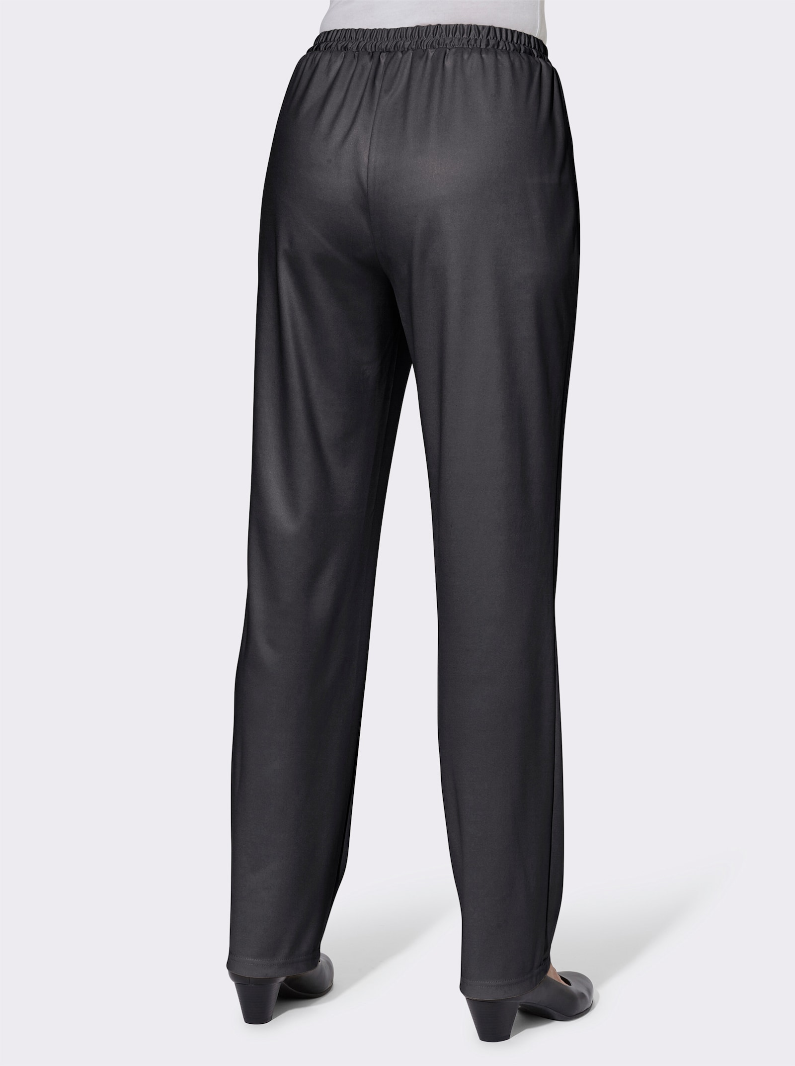 Jerseyhose mit Bindeband - schwarz