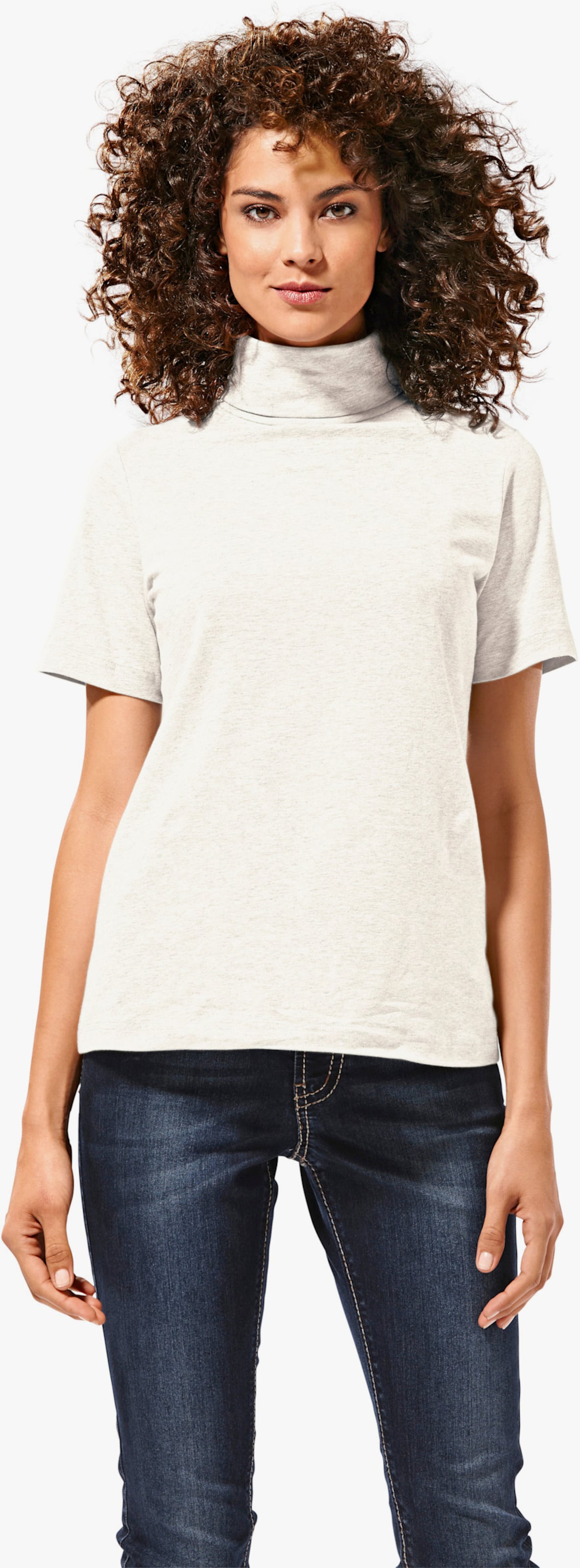 heine Rollkragenshirt in taillierter Form - ecru