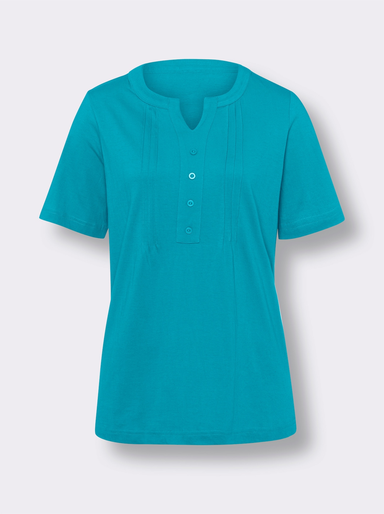 Shirt met korte mouwen - turquoise