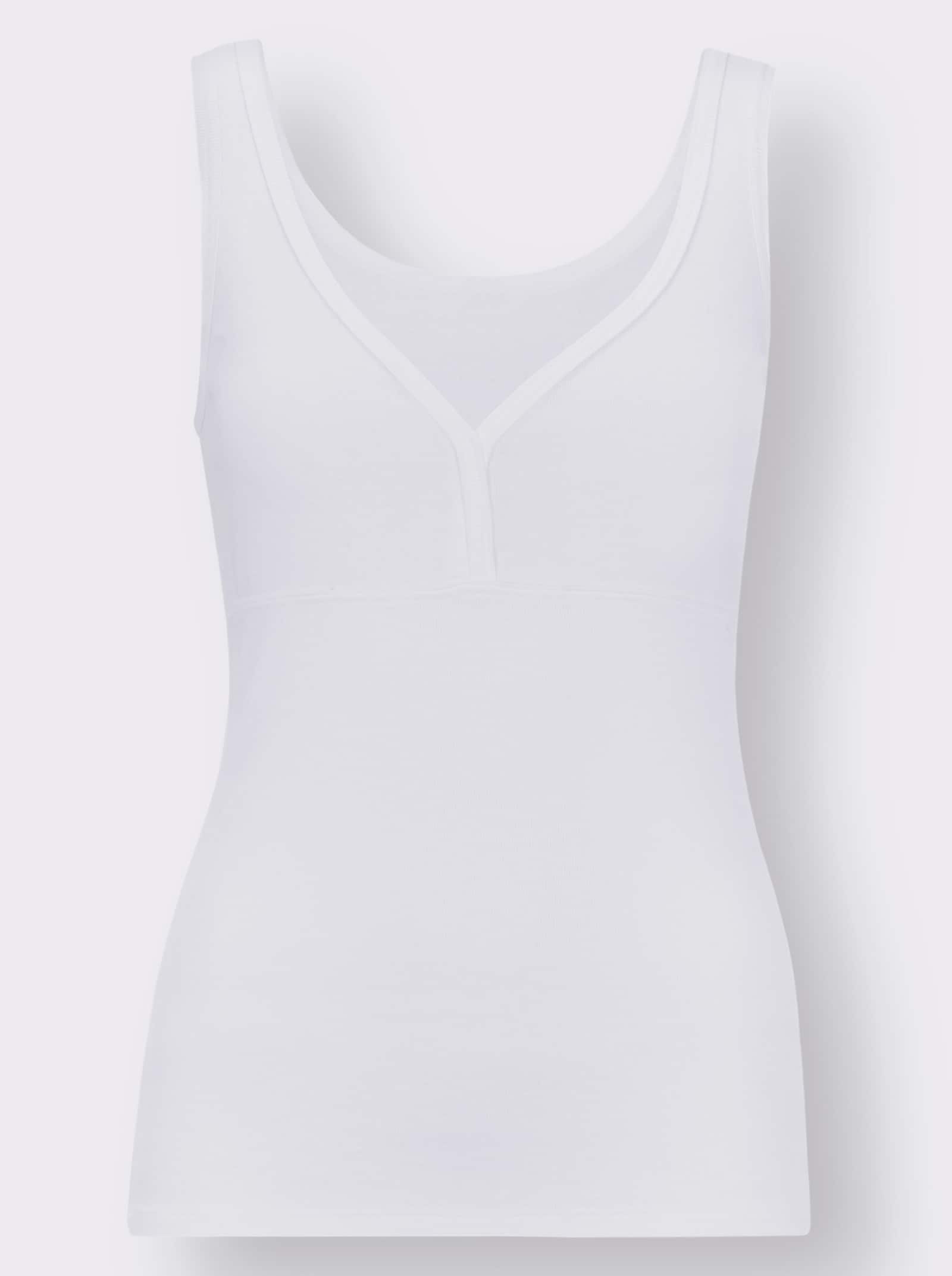 wäschepur BH-Hemd - weiß