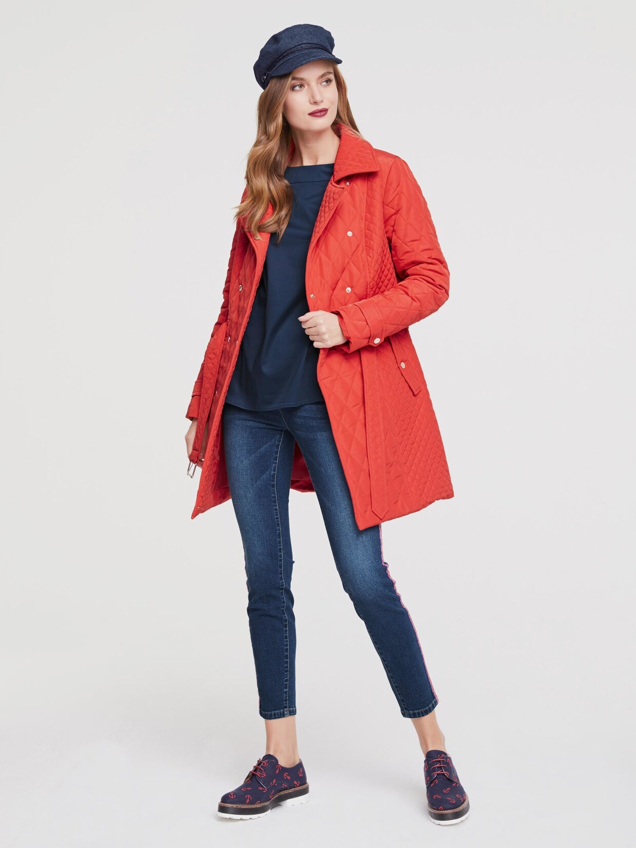 Ashley Brooke Steppjacke - rot