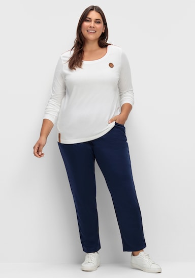 Schlupfhose mit wärmender Fleece-Innenseite - marine