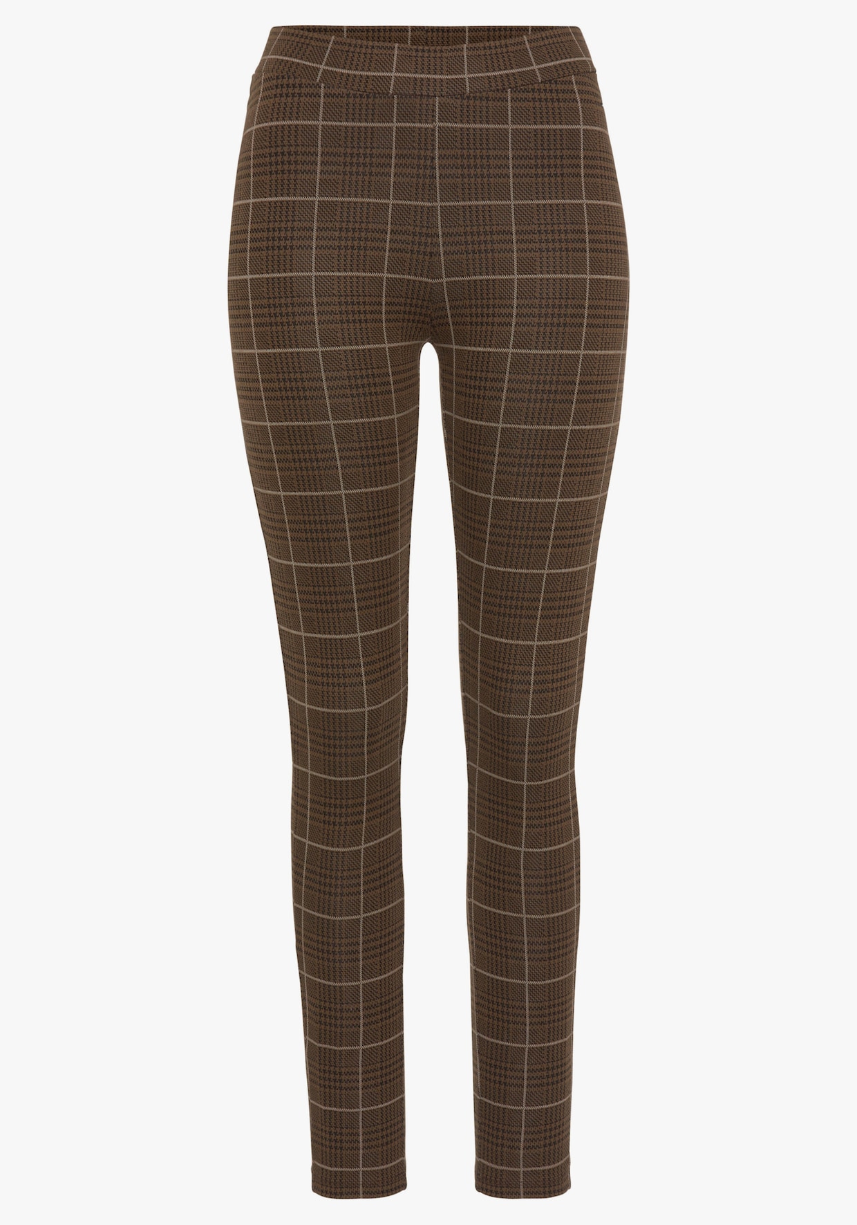 LASCANA Legging - beige-marron à carreaux