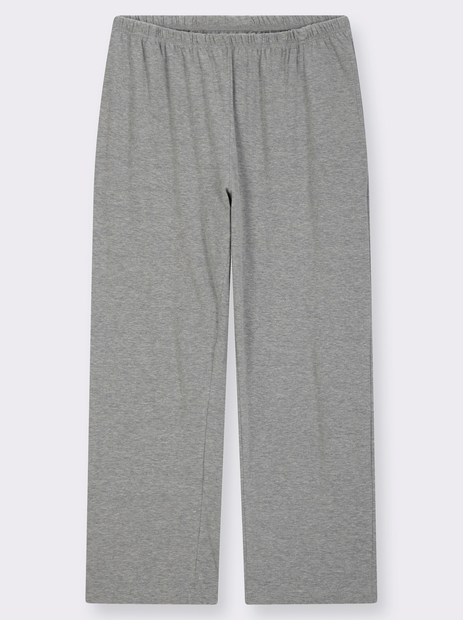 Freizeithose - grau-meliert