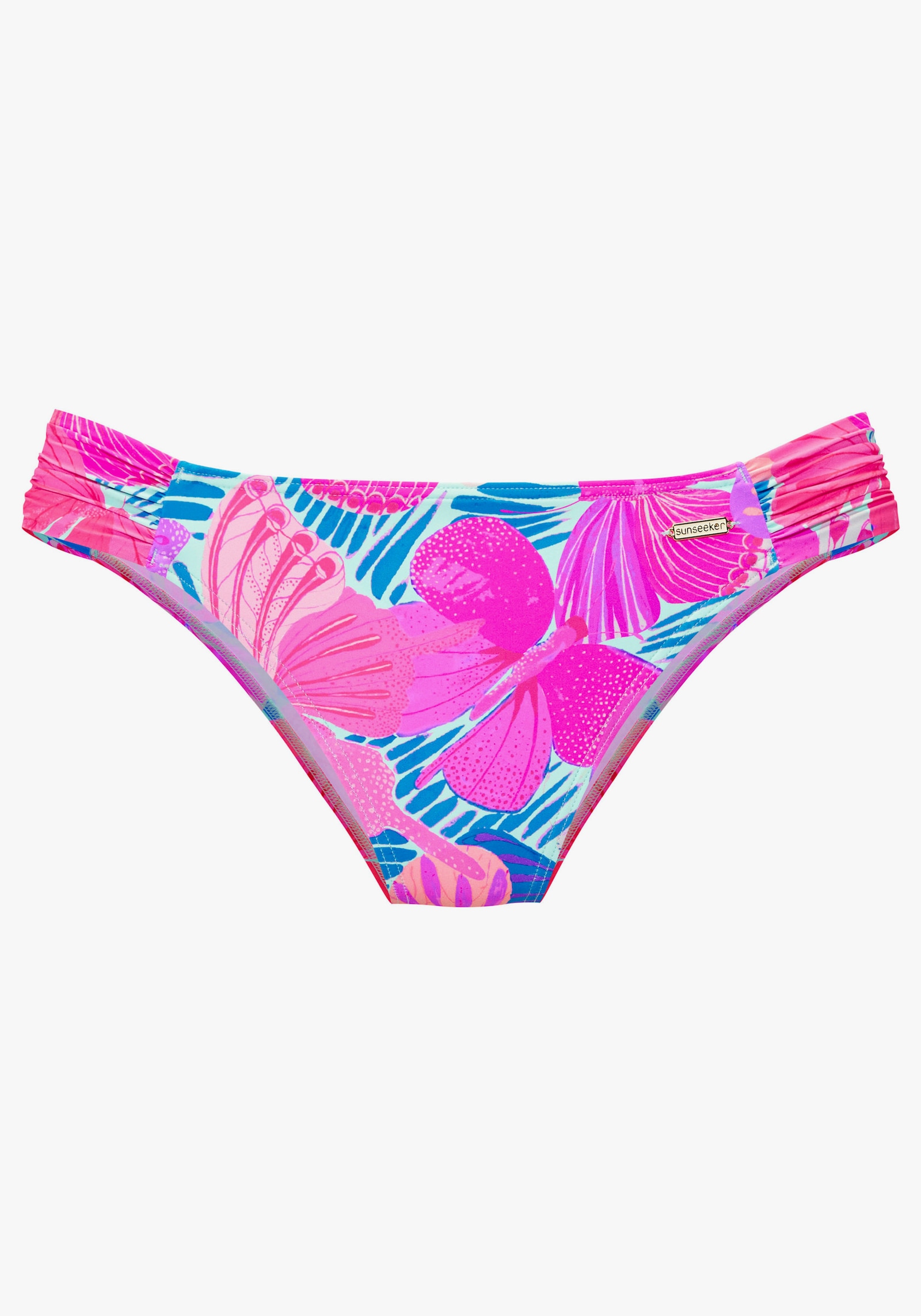 Sunseeker Bikini-Hose - pink-blau bedruckt
