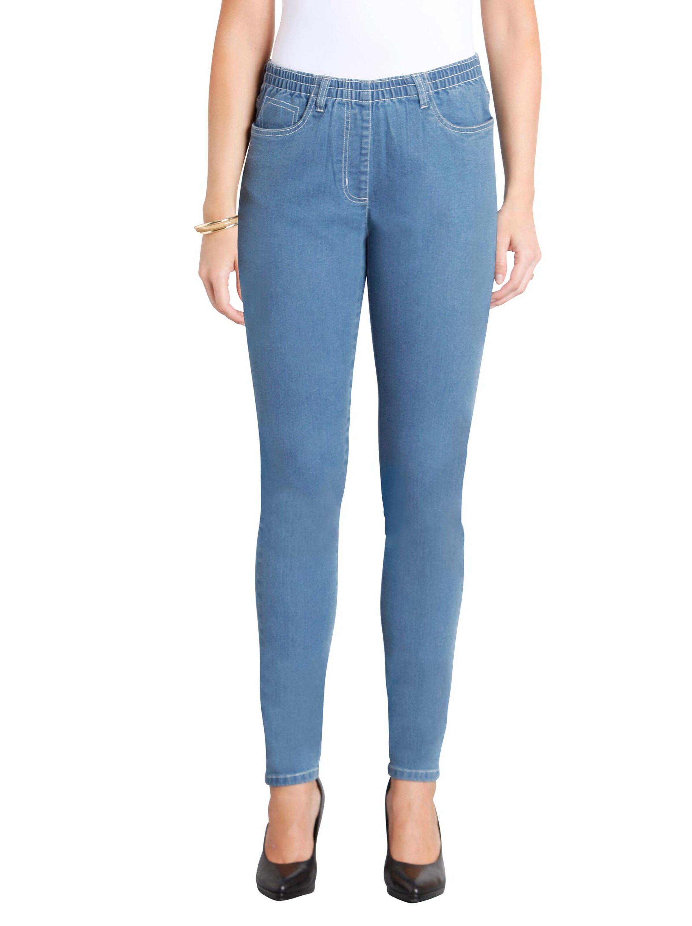 Jeans - blue-bleached