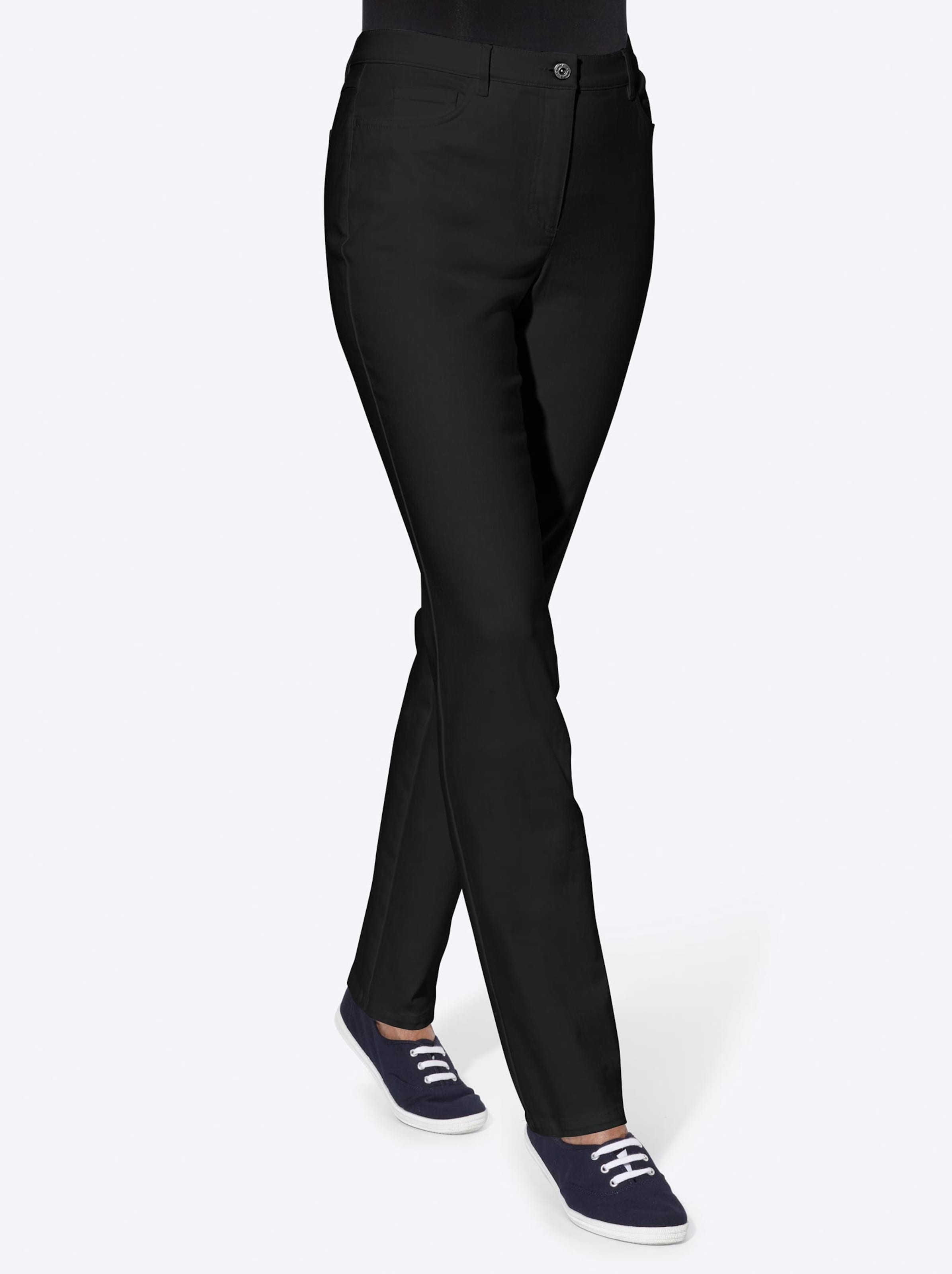 Damenmode Hosen Cosma 5-Pocket-Hose in schwarz 