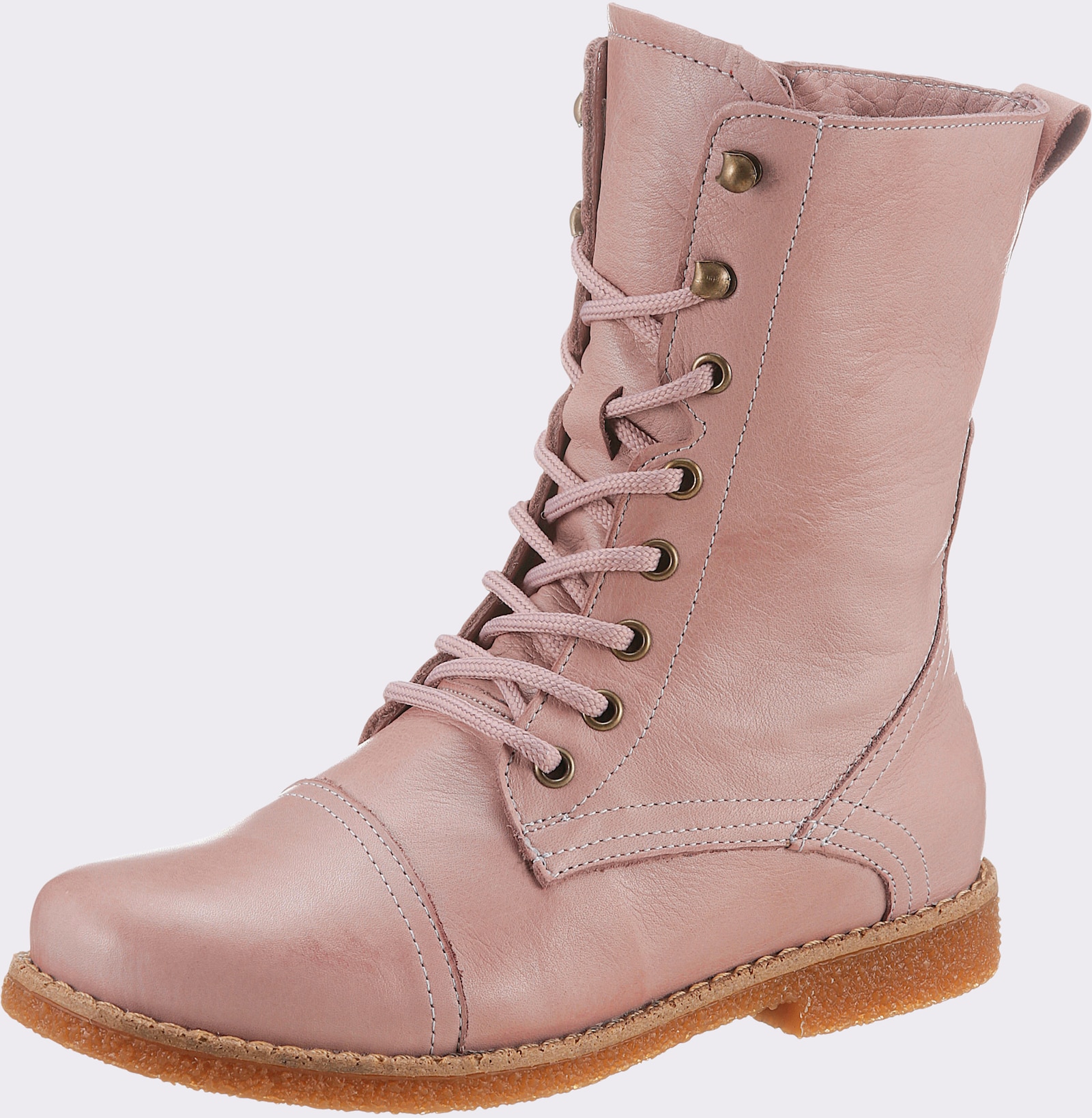 Andrea Conti Schnürstiefelette - altrosa