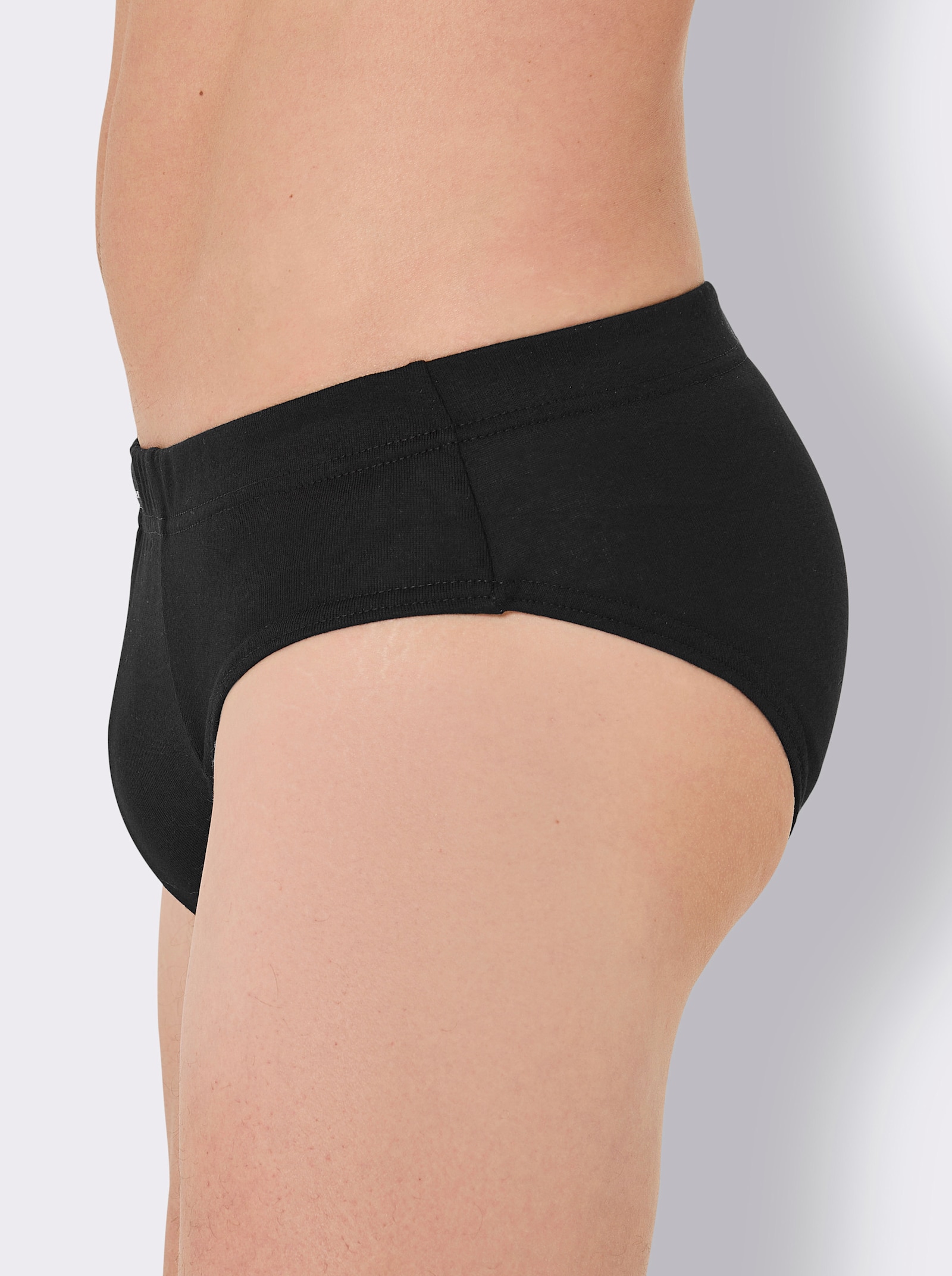 wäschepur men Slip - schwarz