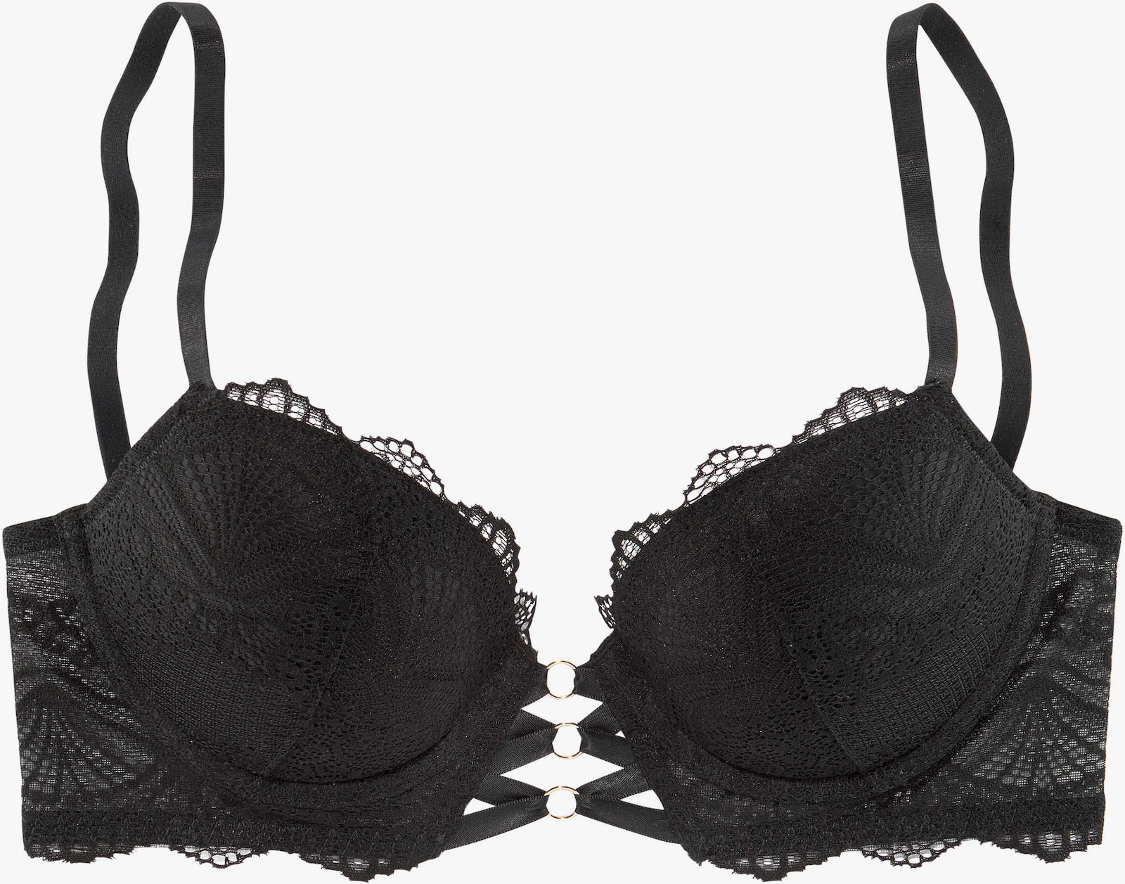 LASCANA Push-up-BH - schwarz