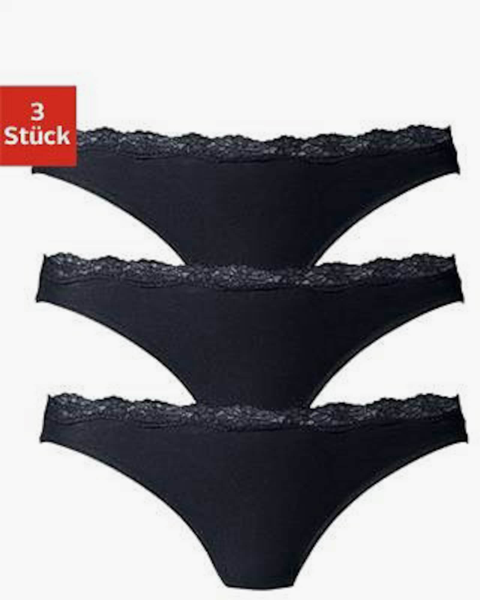 LASCANA String - schwarz