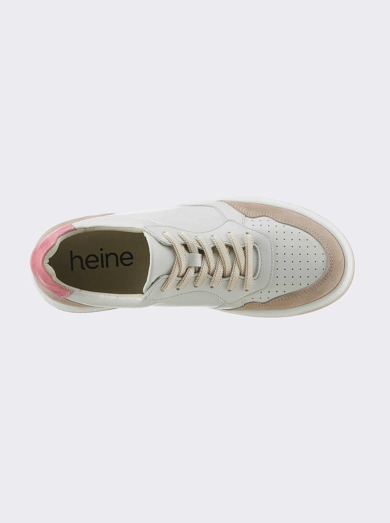 heine Sneaker - ecru/mauve