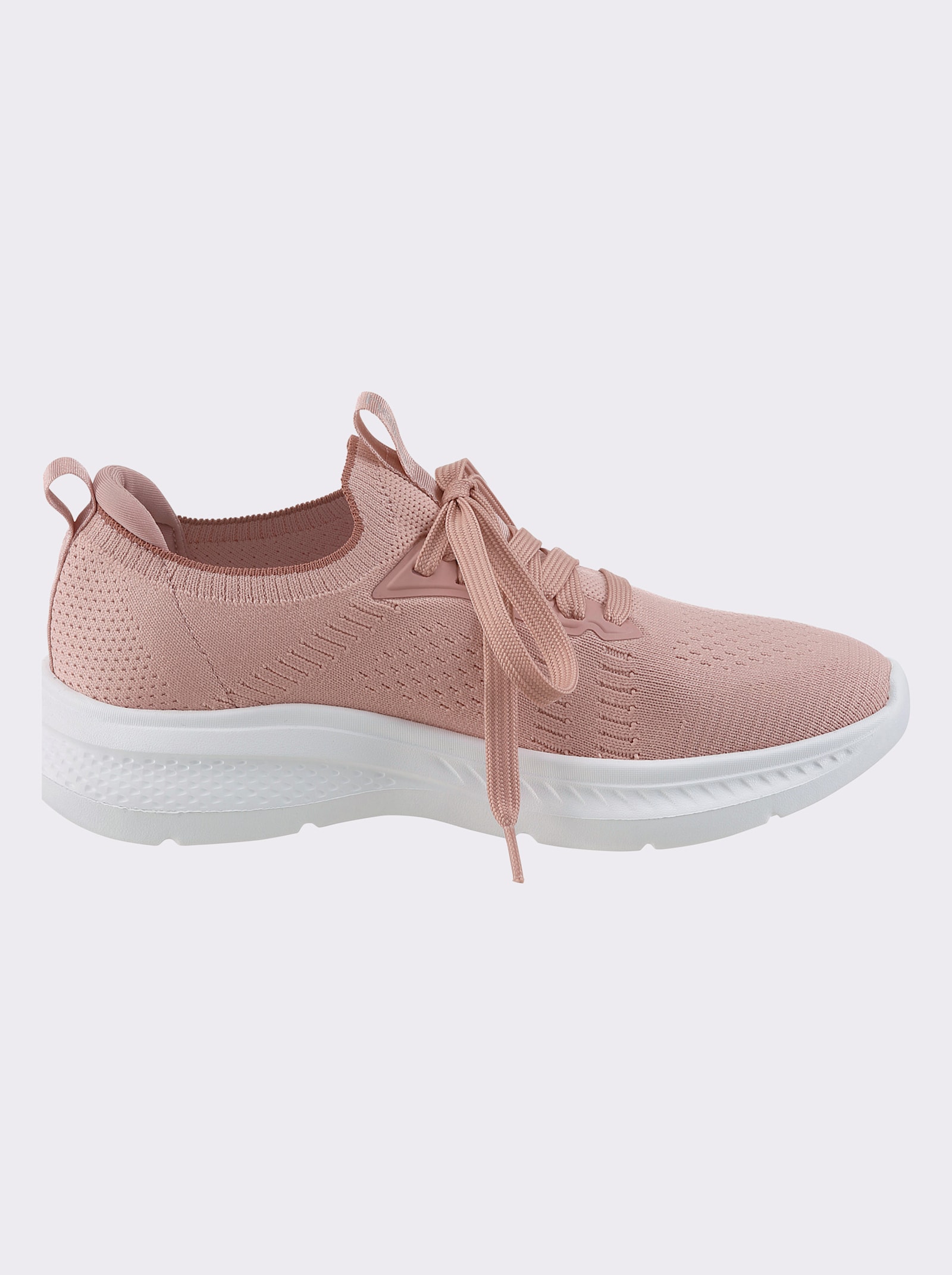 heine Sneaker aus Textilstrick - rose