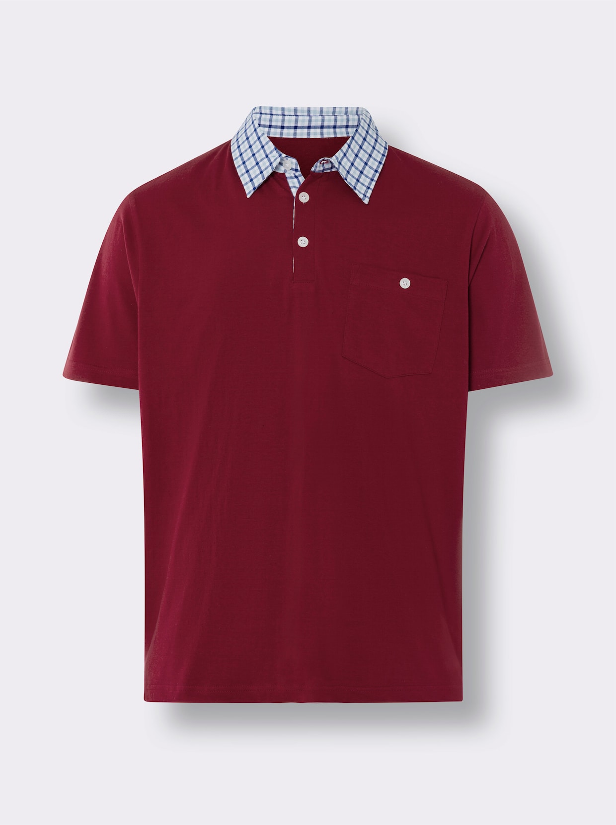 Poloshirt met korte mouwen - donkerrood