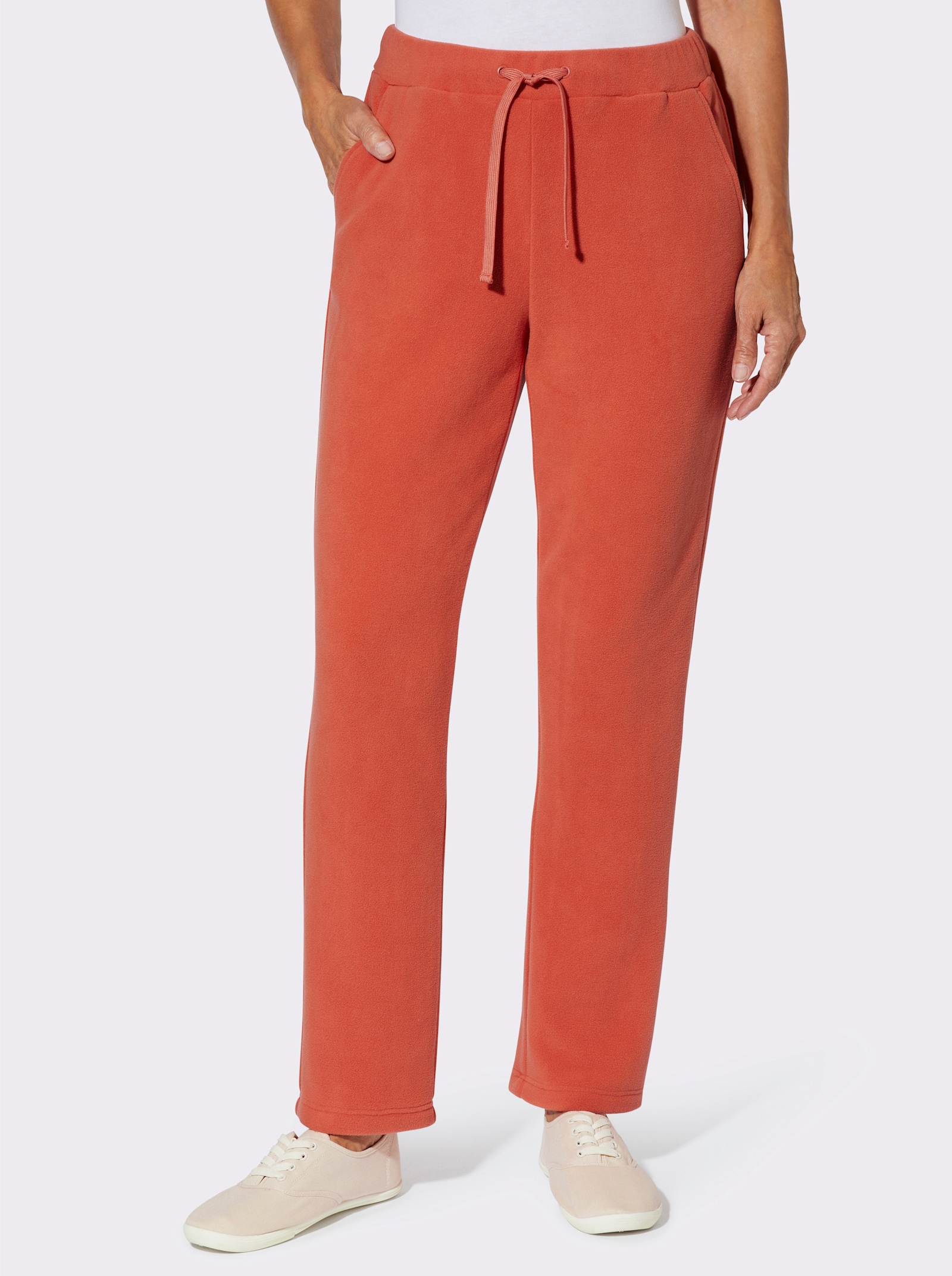 Fleecehose mit Rundum-Dehnbund - terra