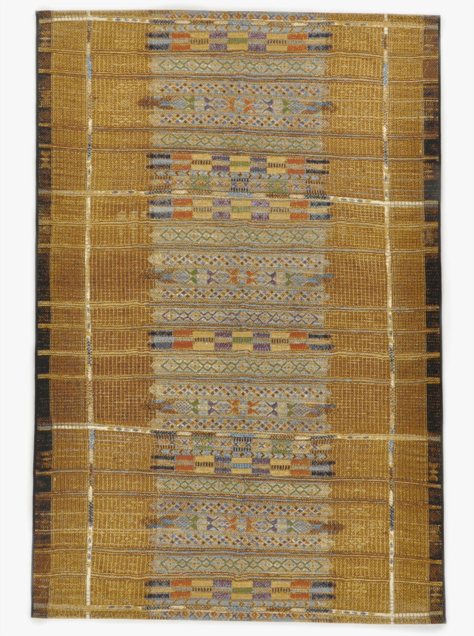 Theko Teppich - gelb