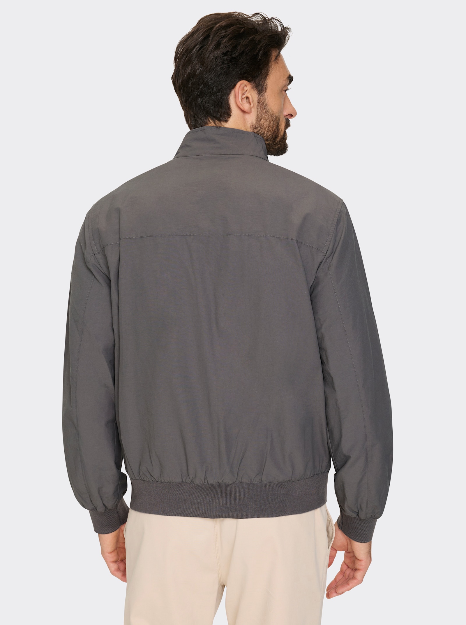 Marco Donati Blouson mit Stehkragen - anthrazit