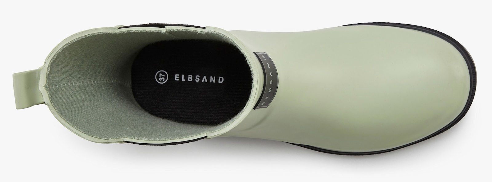 Elbsand Gummistiefelette - mintgrün