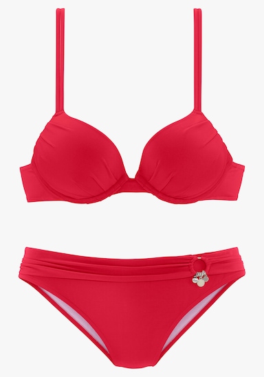 s.Oliver Push-Up-Bikini - rot