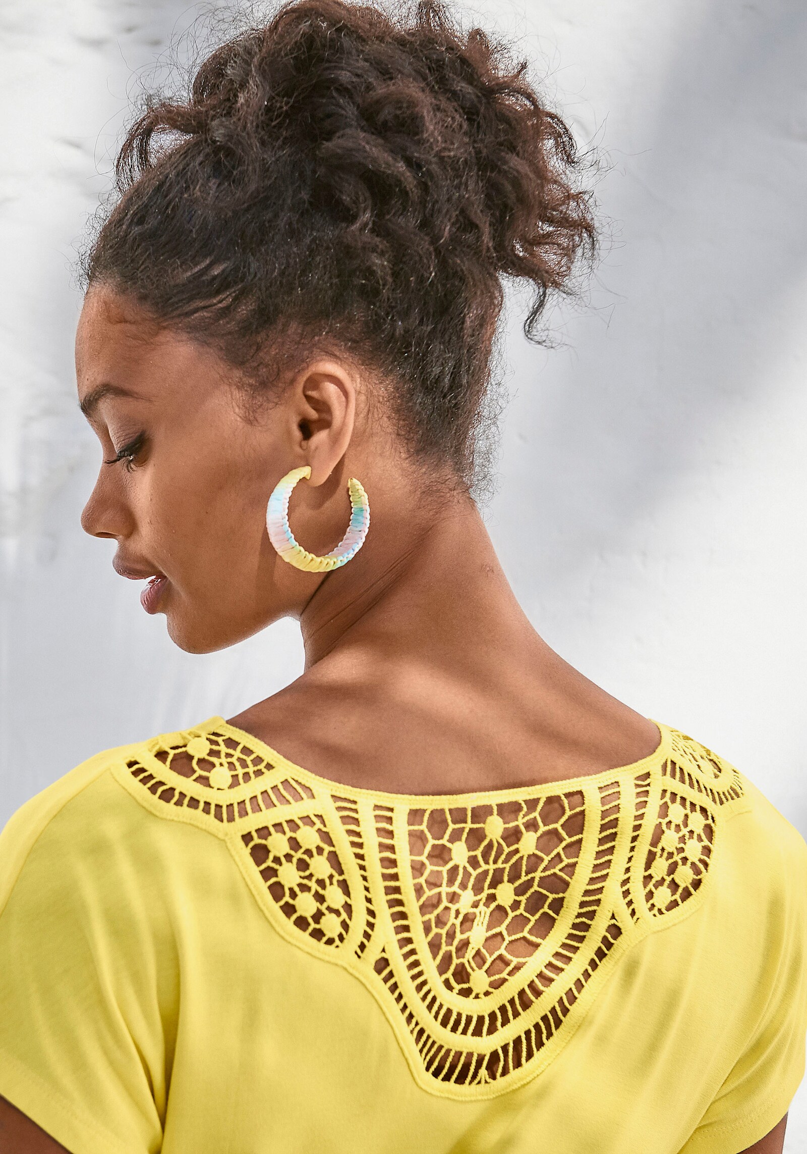 Vivance Kurzarmshirt - gelb