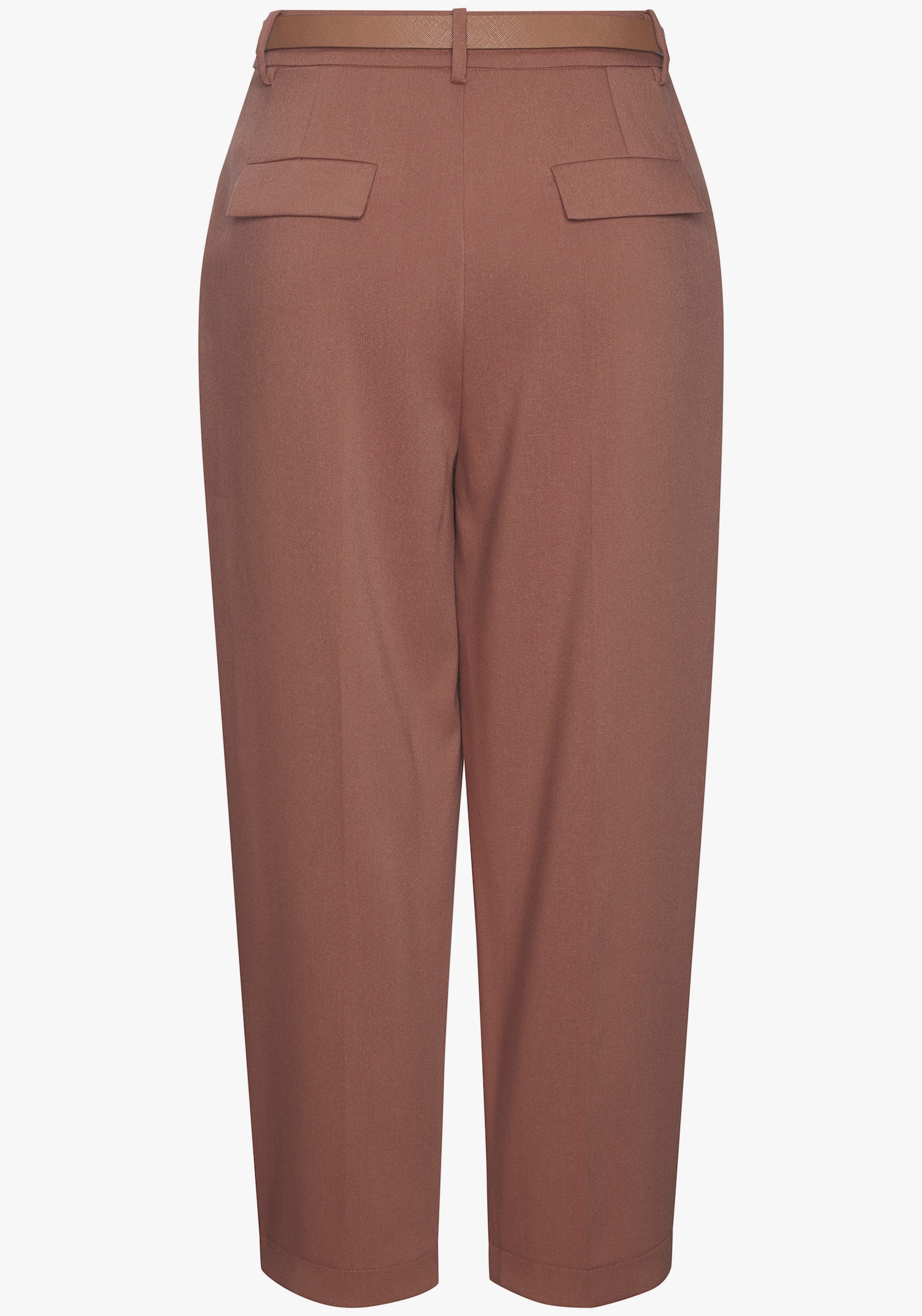 LASCANA Bundfaltenhose - nougat