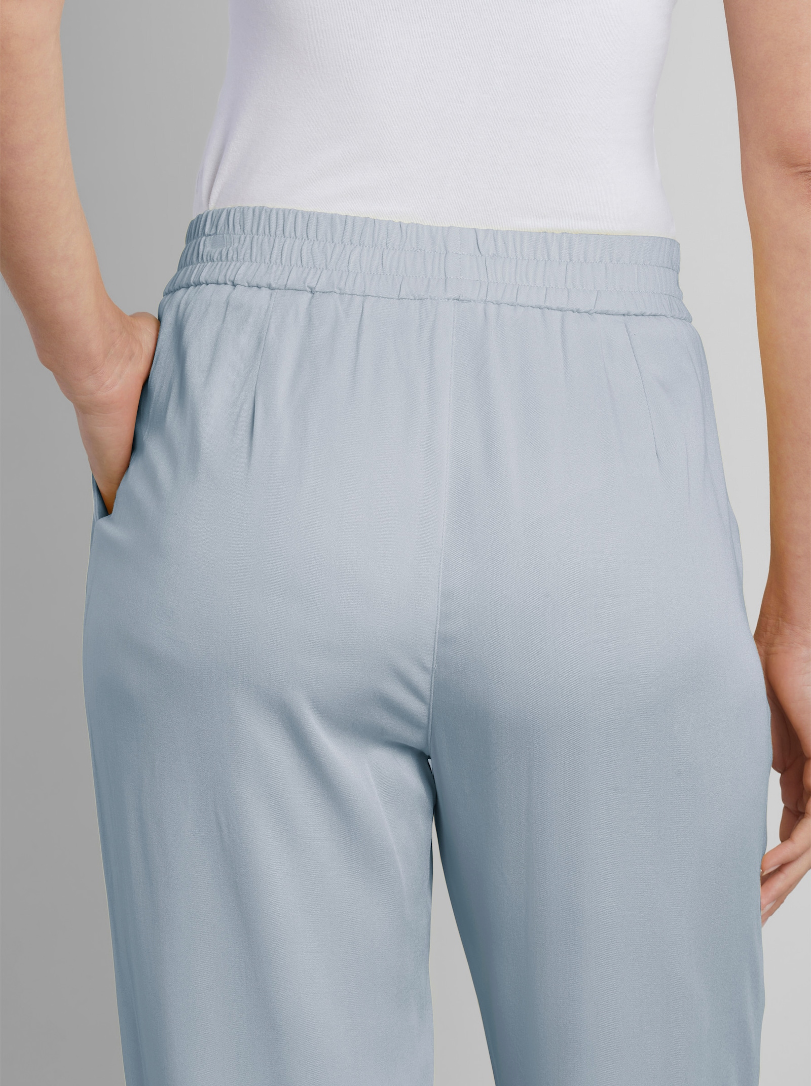 heine 7/8-Hose mit Dehnbund - hellblau