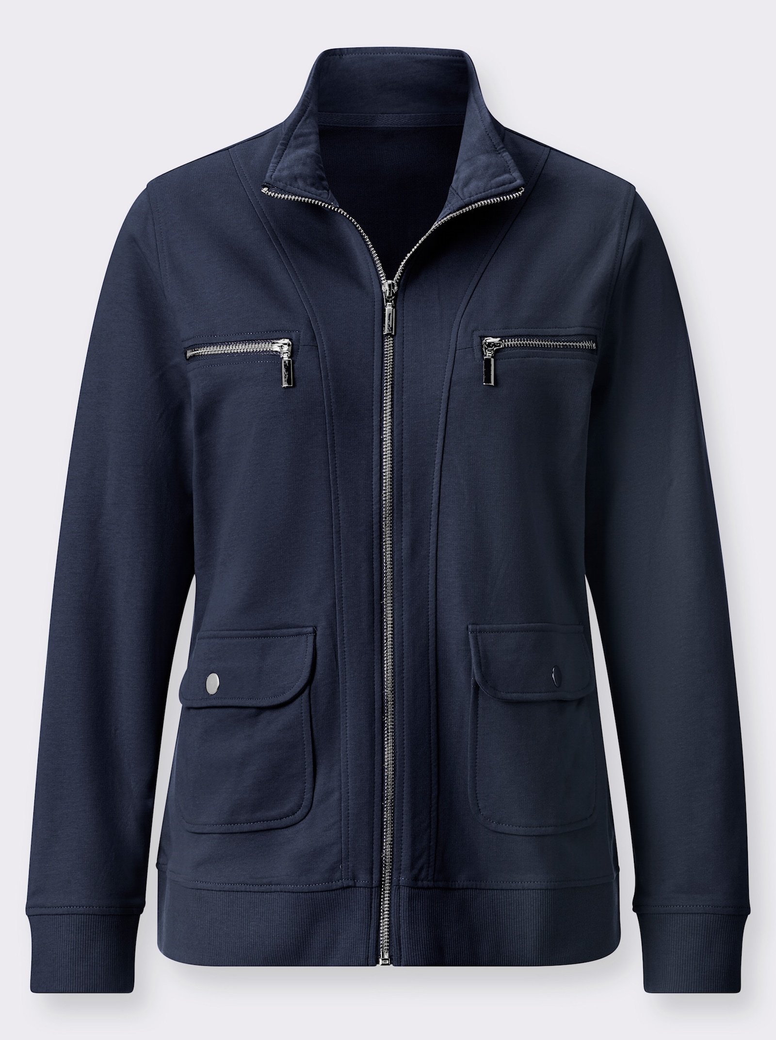 Halenka z čisté bavlny - námořnická modrá