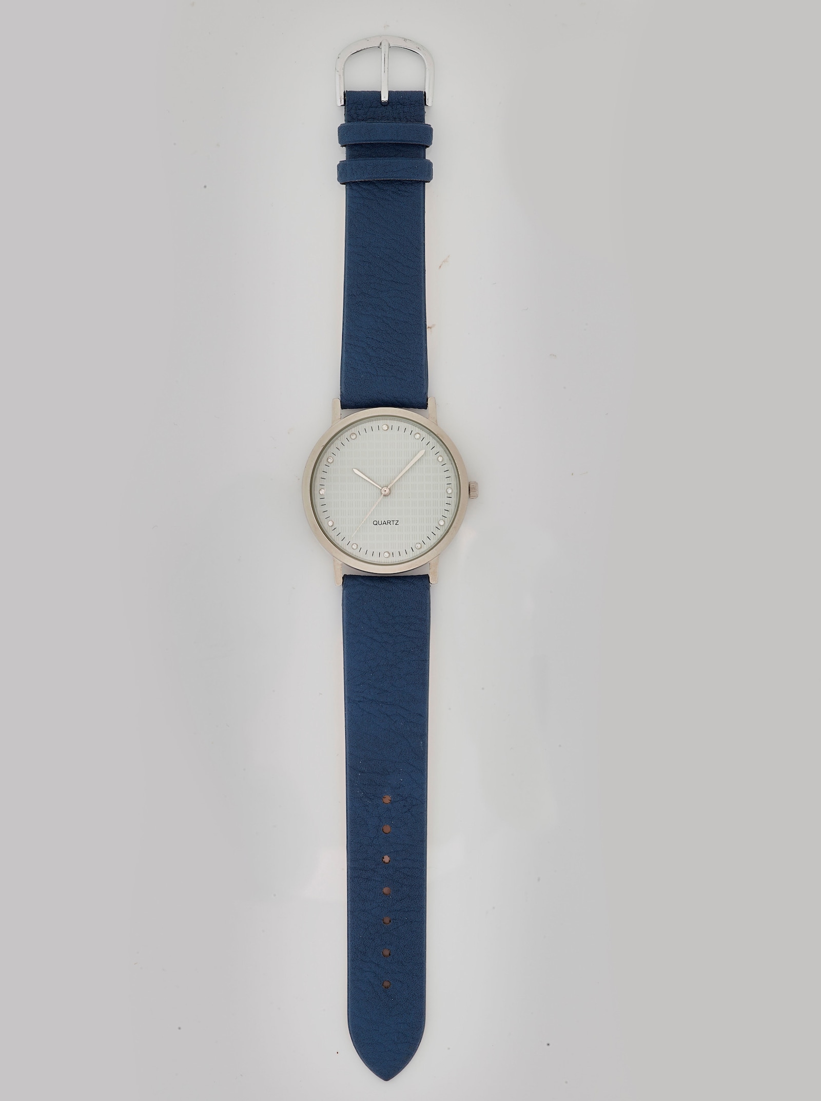 Schal + Uhr - marine