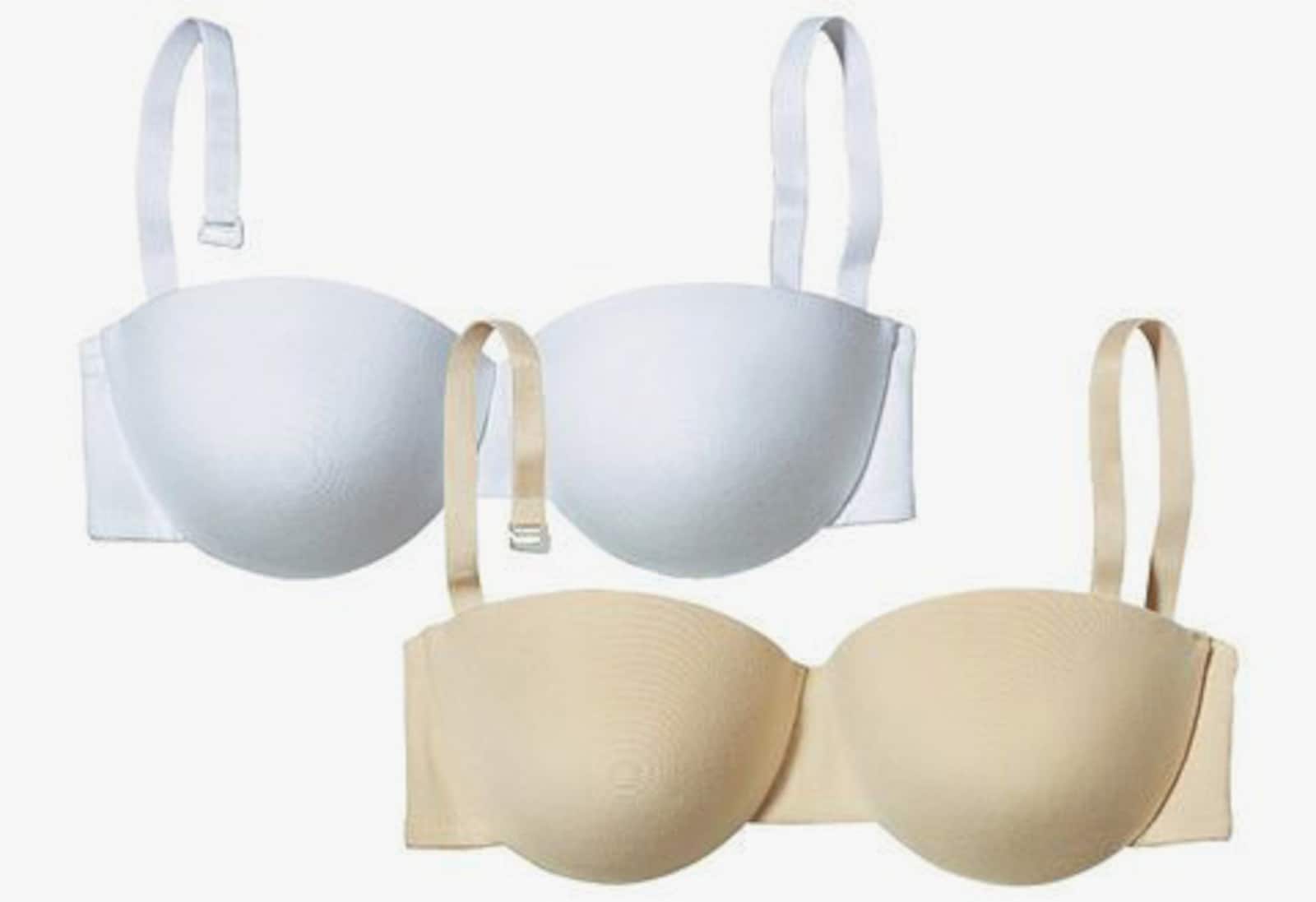 petite fleur Soutien-gorge coques - caramel + blanc