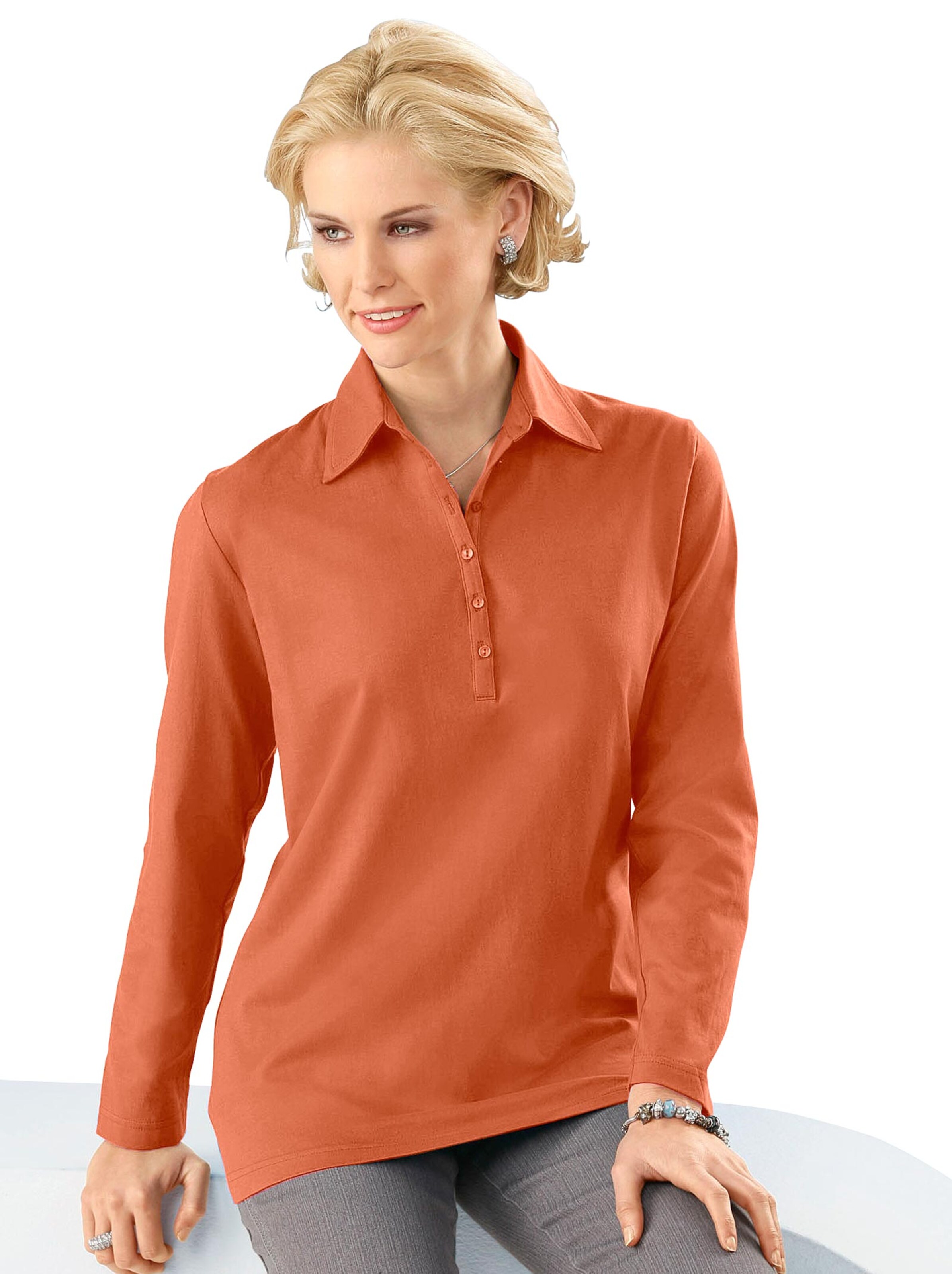 Poloshirt - terrakotta