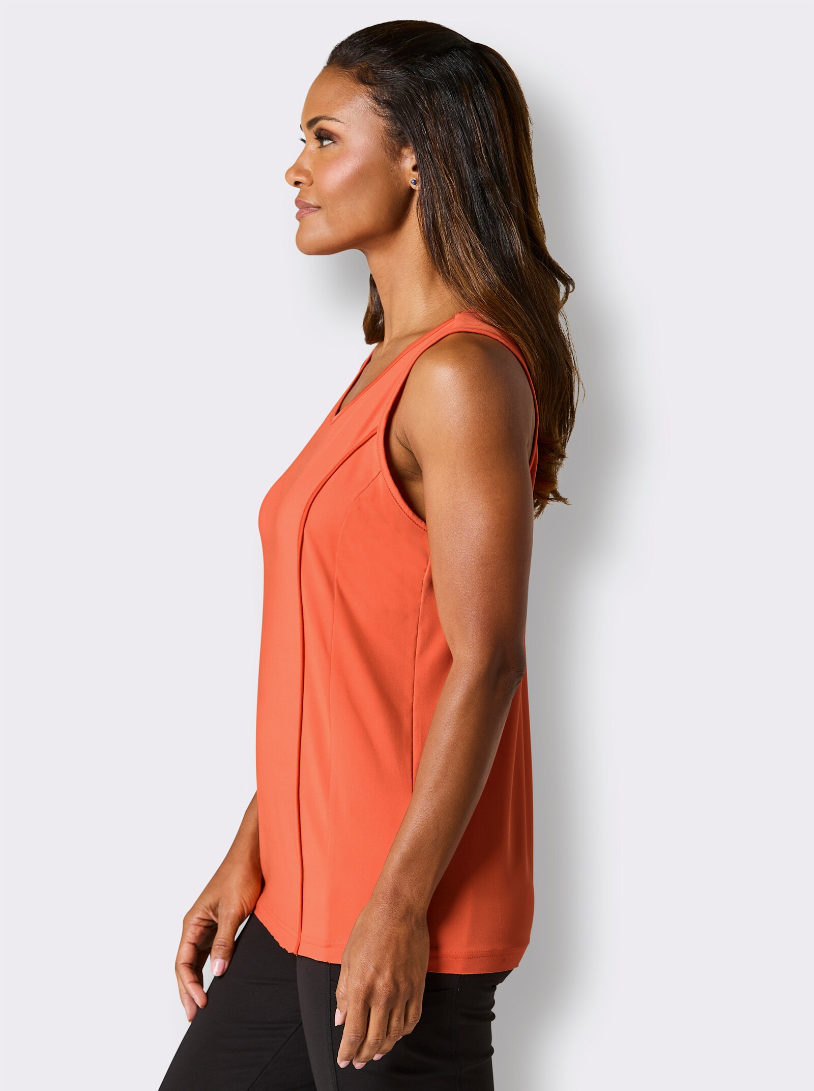 Funktionsshirt , atmungsaktiv - orange