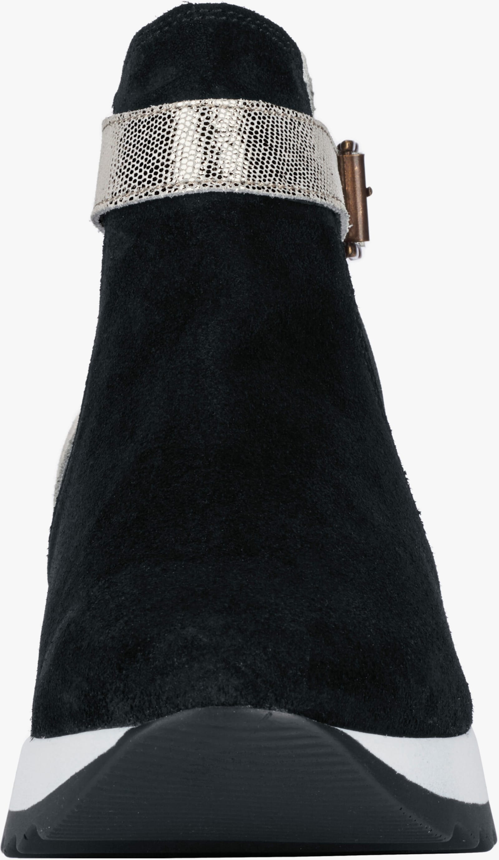 heine Stiefelette - schwarz-champagner