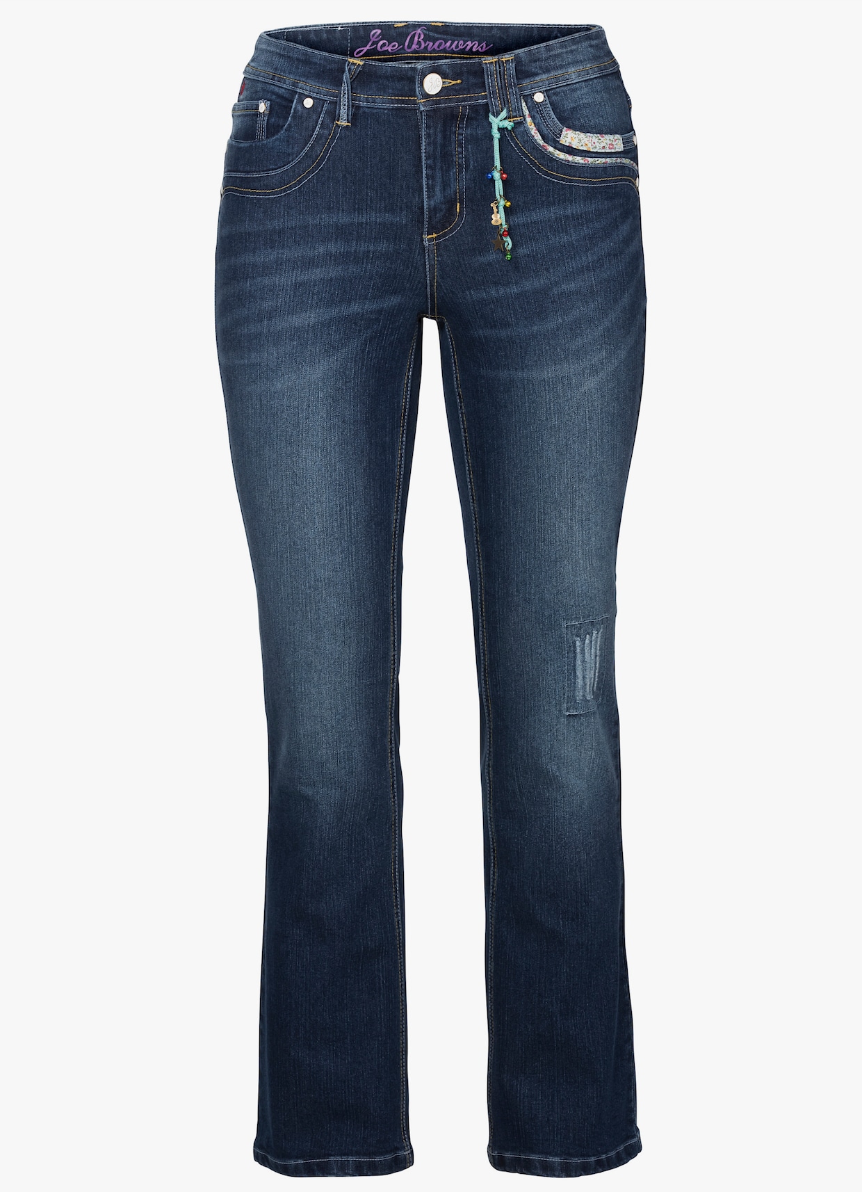sheego by Joe Browns Bootcut-Jeans - dark blue denim