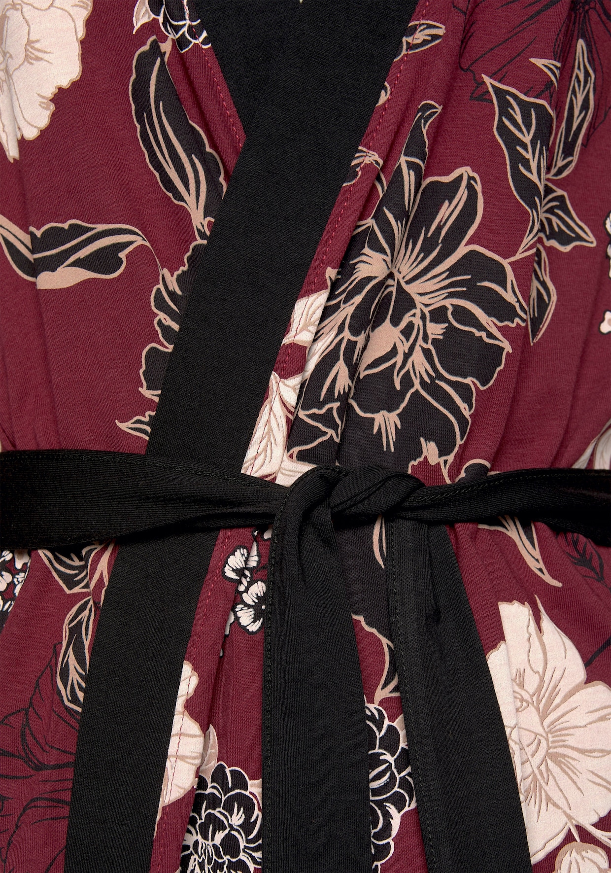 s.Oliver Kimono - bordeaux/zwart