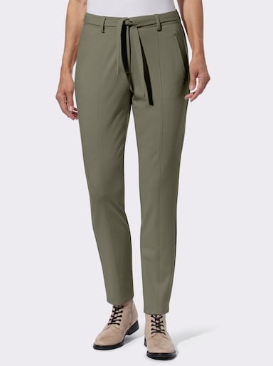 Jerseyhose inklusive Bindegürtel - khaki