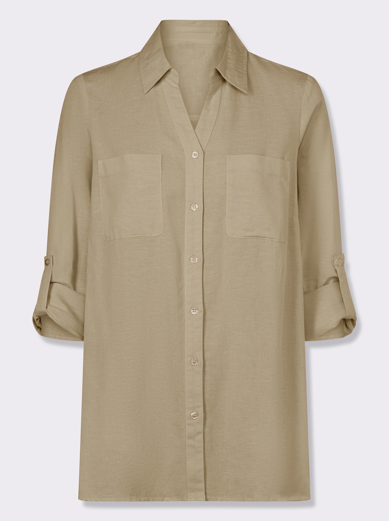 Longbluse - beige