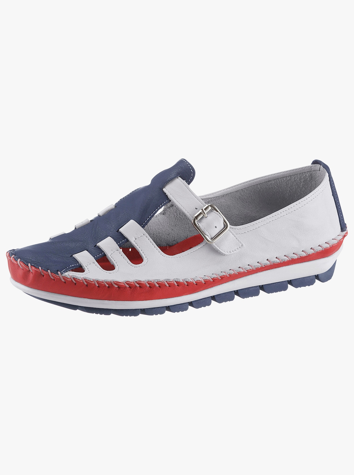 Gemini Slipper - weiß-marine