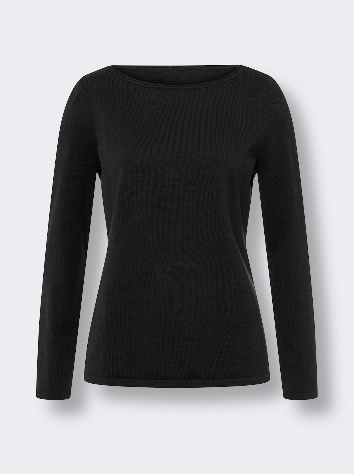 heine Pull en coton - noir