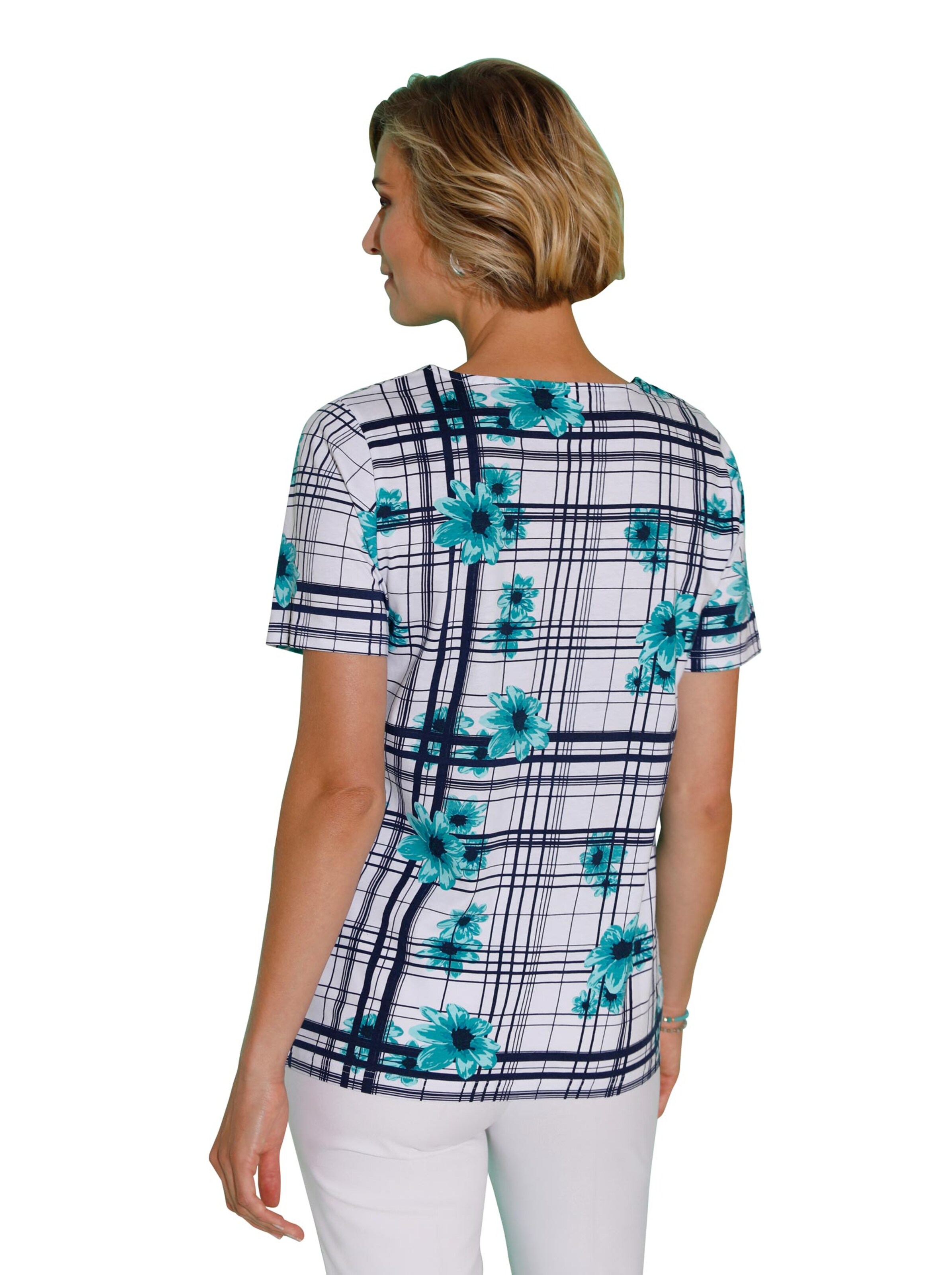 Shirt - aqua-bedruckt