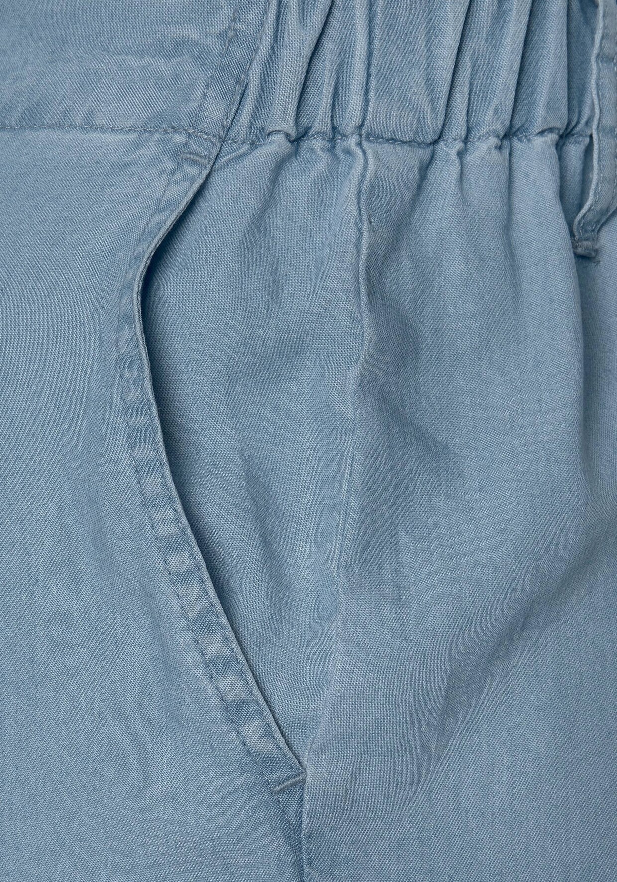 LASCANA Paperbag-broek - light blue washed