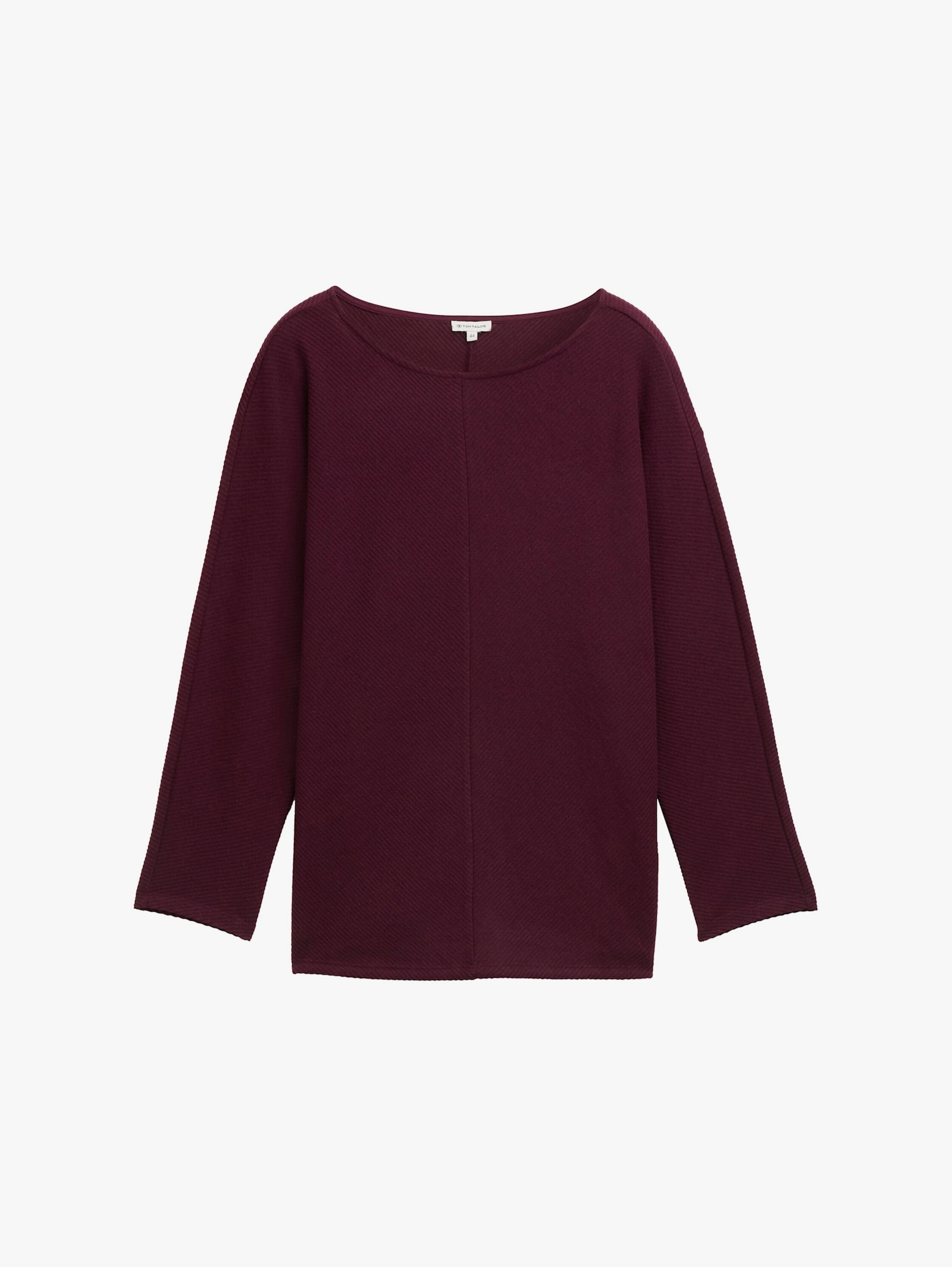 Fledermausshirt - black berry melange