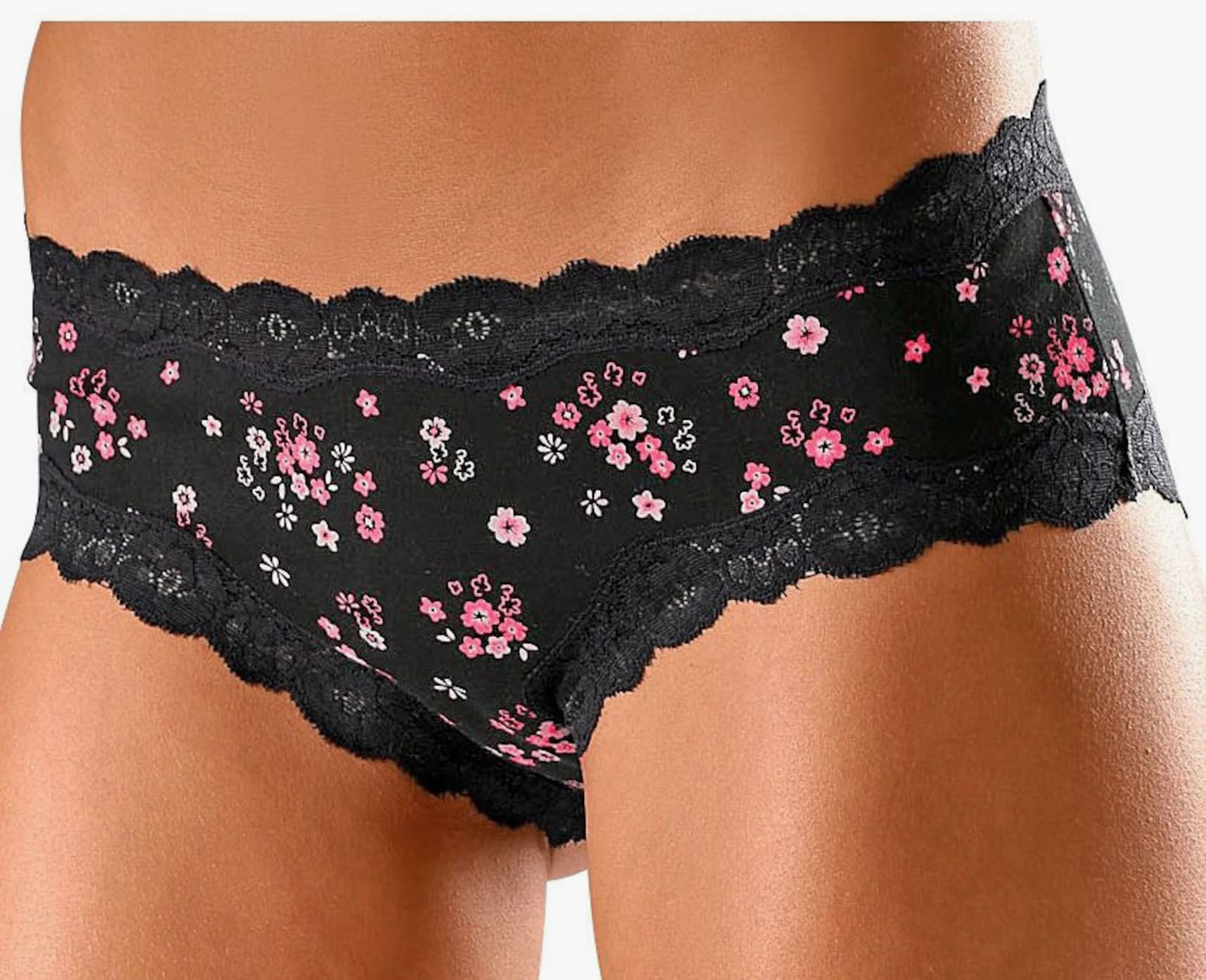 Buffalo Panty - koralle-geblümt, petrol-geblümt, schwarz-uni